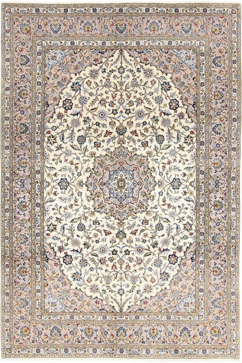 Orientteppich Keshan 197x294 Handgeknüpfter Orientteppich / Perserteppich, Nain Trading, rechteckig, Höhe: 12 mm