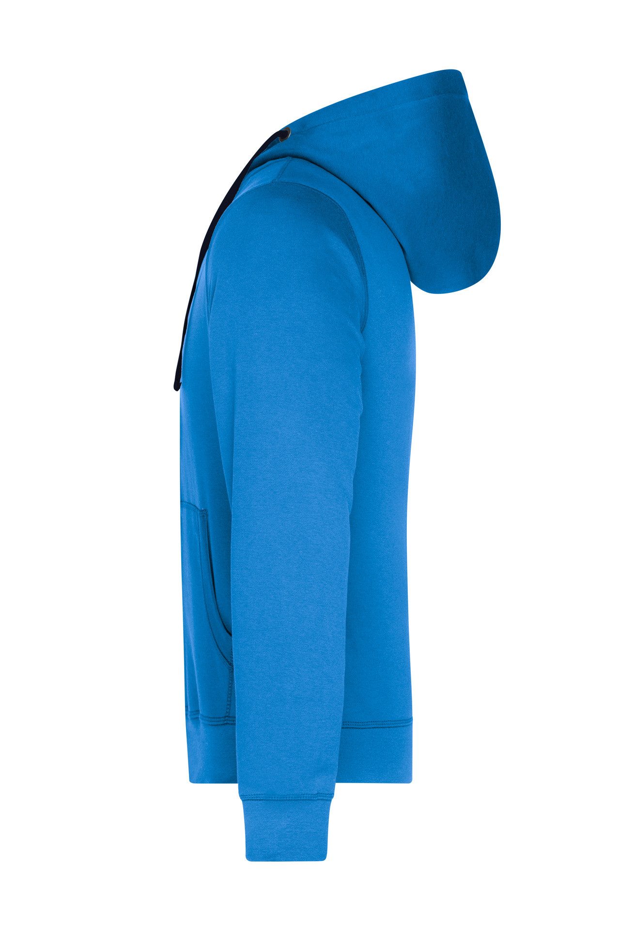 James & Nicholson Sweatjacke Wasser- und schmutzabweisende Herren Kapuzen-Sweatjacke JN595 Herren Sweatjacke Bionic