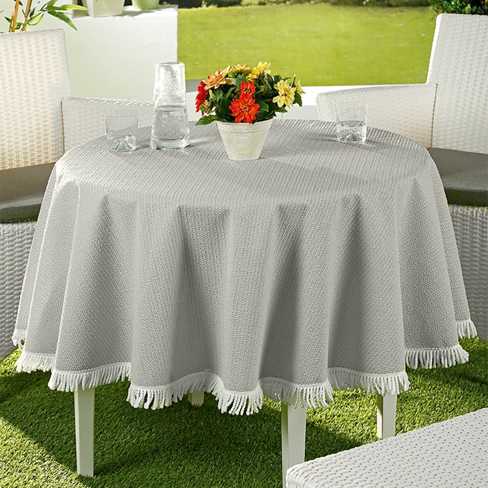 Emhelle Gartentischdecke Garten Balkon Terrasse Tischdecke günstig online kaufen