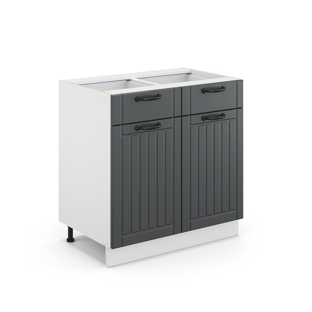 Vicco Midischrank Fame-Line, Anthrazit/Weiß, 80 x günstig online kaufen