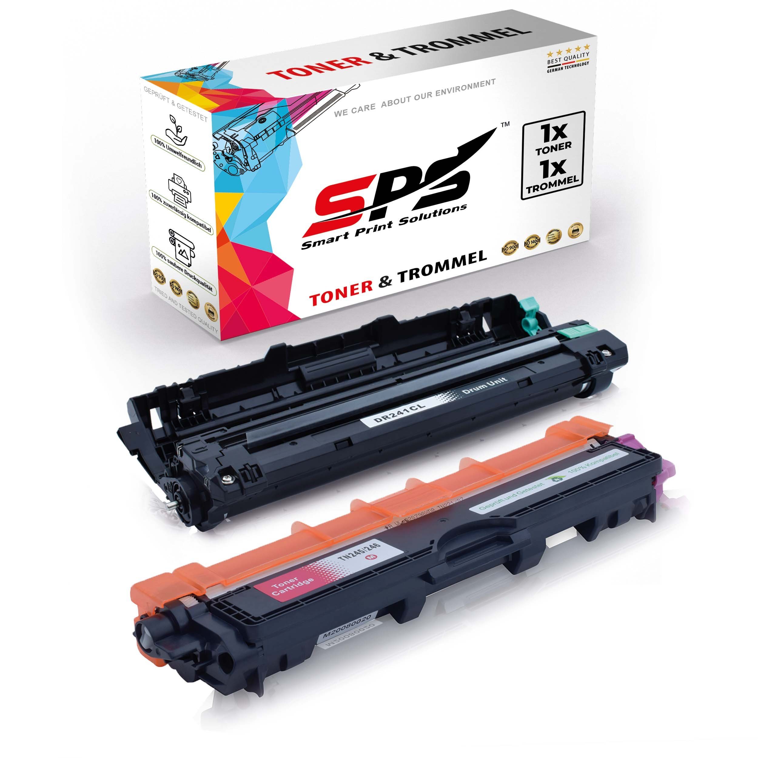 SPS Tonerkartusche Kompatibel für DR-241CL (2er TN-245M, Brother HL3150CDW Pack)