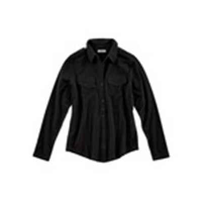 YESET Blusenshirt Damen Blusenshirt Bluse Hemd Shirt langarm Stretch schwarz Gr. 36 938738
