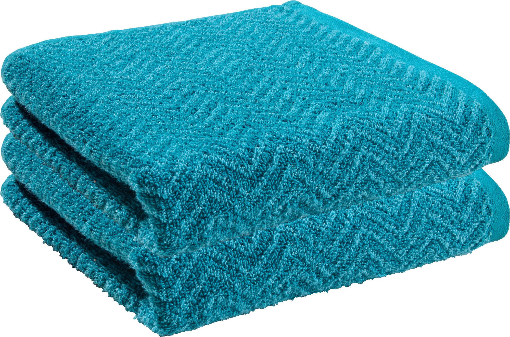 REDBEST Duschtuch Duschtuch "Palmdale" 2er-Pack, Frottier, günstig online kaufen