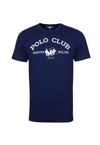 Harvey Miller T-Shirt Polo Club (1-tlg)