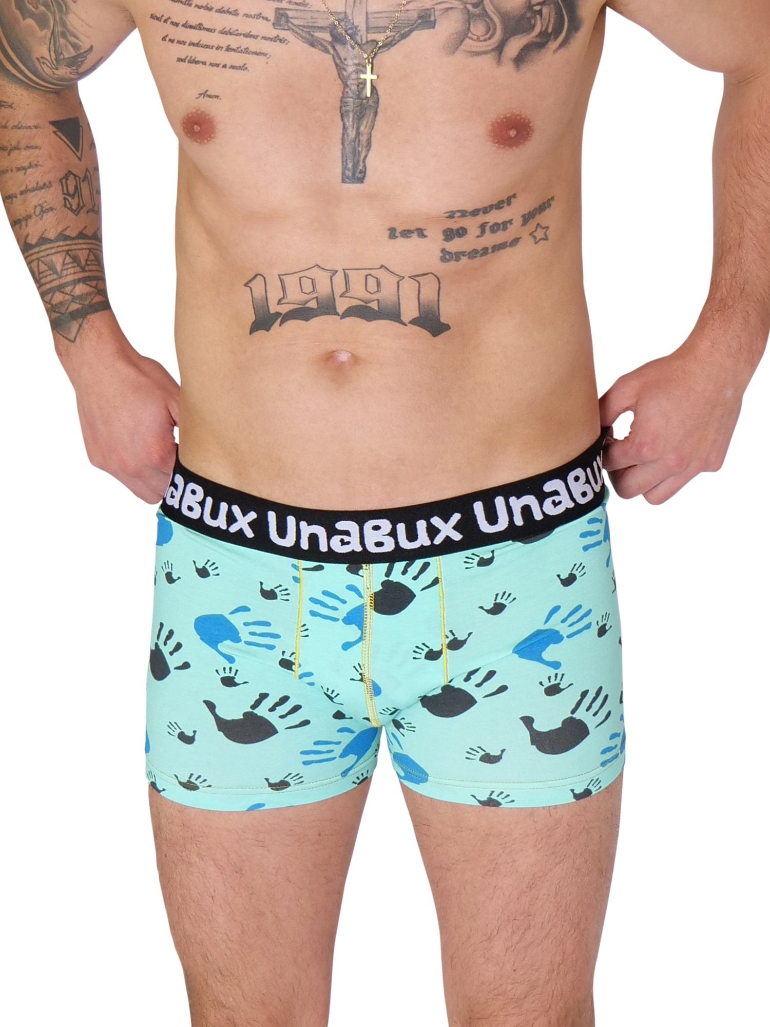 Retro Mix Boxer FIVE Briefs FINGERS UnaBux Pants RUPERT (2-St)