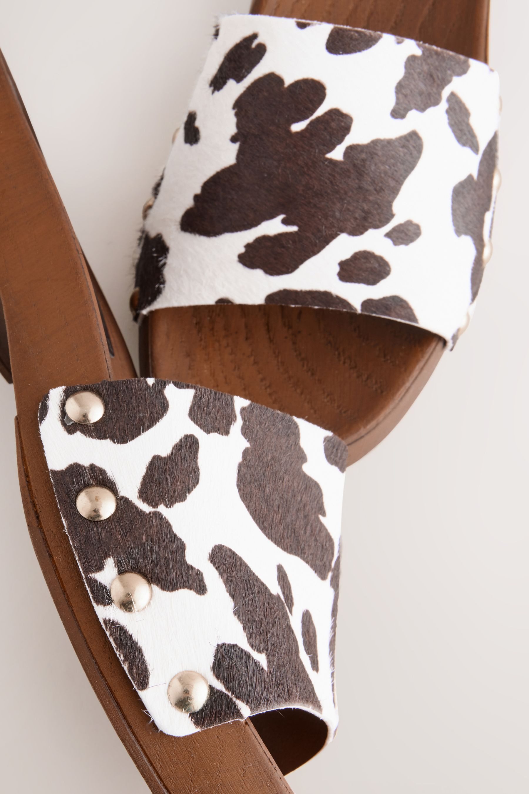 Next Zehenfreie Clog-Sandalen mit Nieten Clog günstig online kaufen