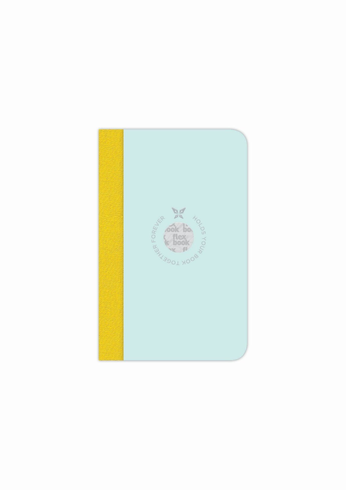 Liniert viele Ökopapiereinband Seiten Hellblau-grün Flexbook Größen/Fa Flexbook Smartbook 160 Notizbuch 9*14cm