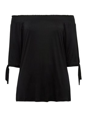 Sheego T-Shirt Große Größen mit Smokeinsatz
