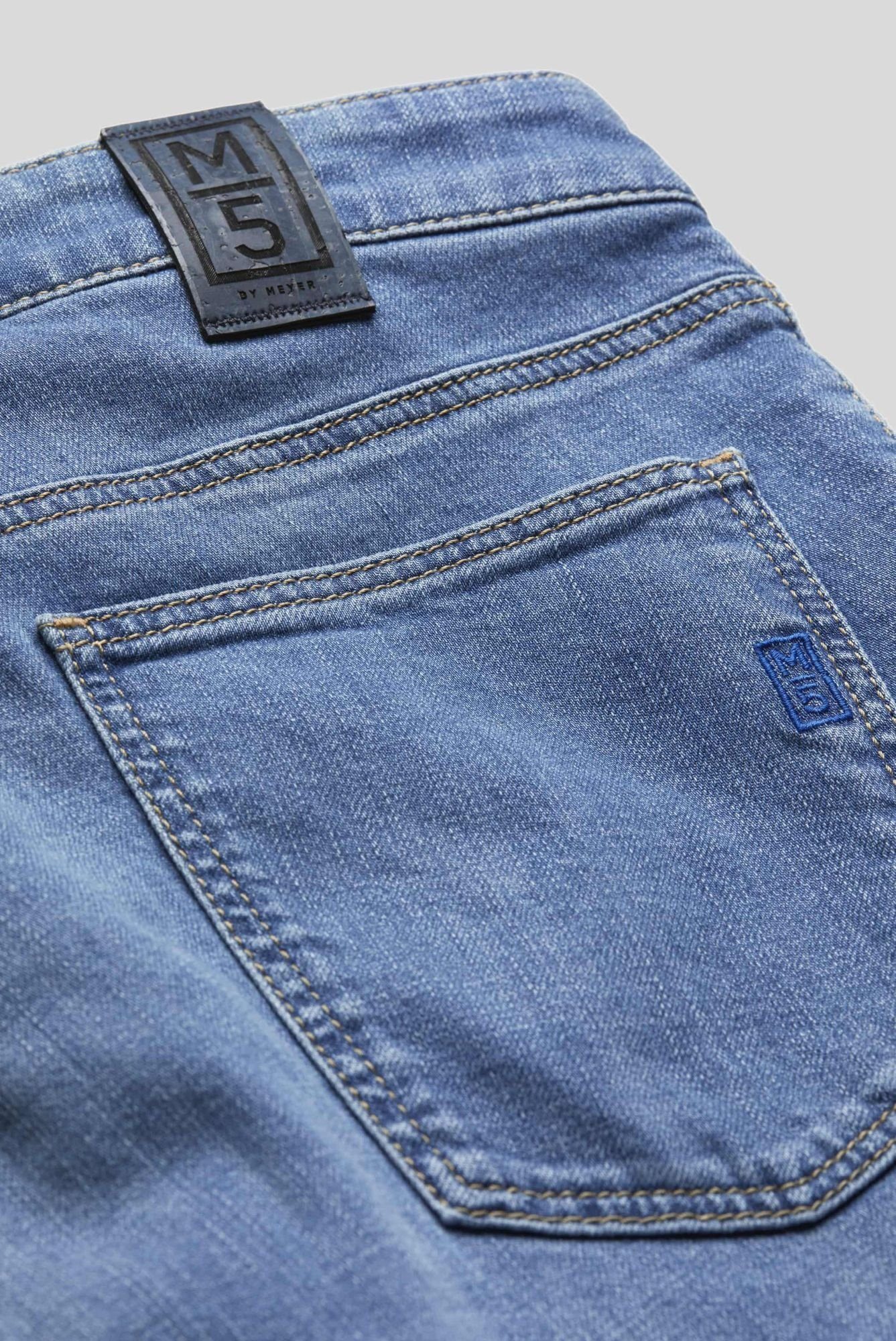 5-Pocket-Jeans im blau Five Pocket MEYER