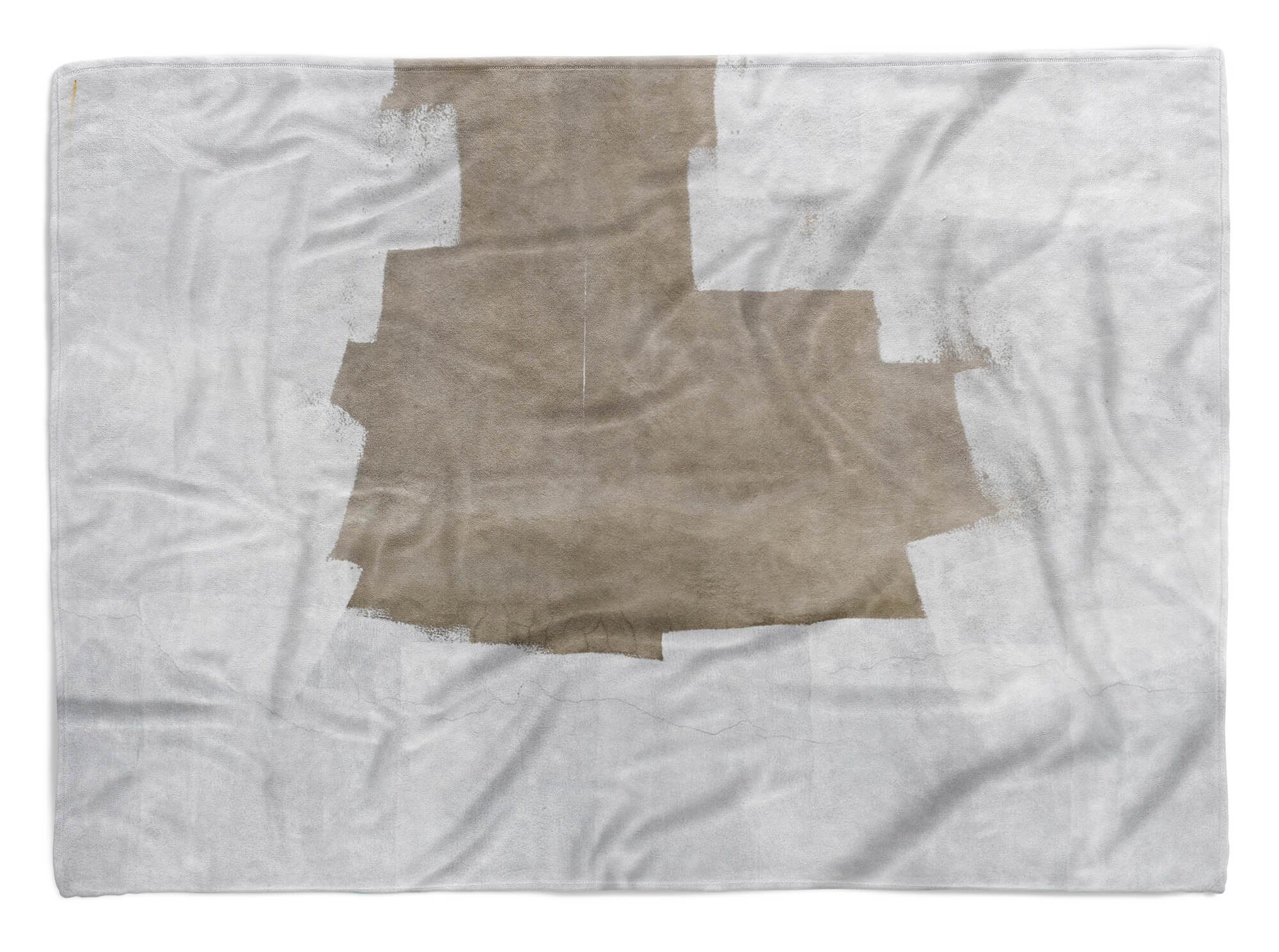 Handtuch mit Fotomotiv Kunstvoll, Sinus Handtücher Baumwolle-Polyester-Mix (1-St), Art Abstrakt Kuscheldecke Saunatuch Wandfarbe Strandhandtuch Handtuch
