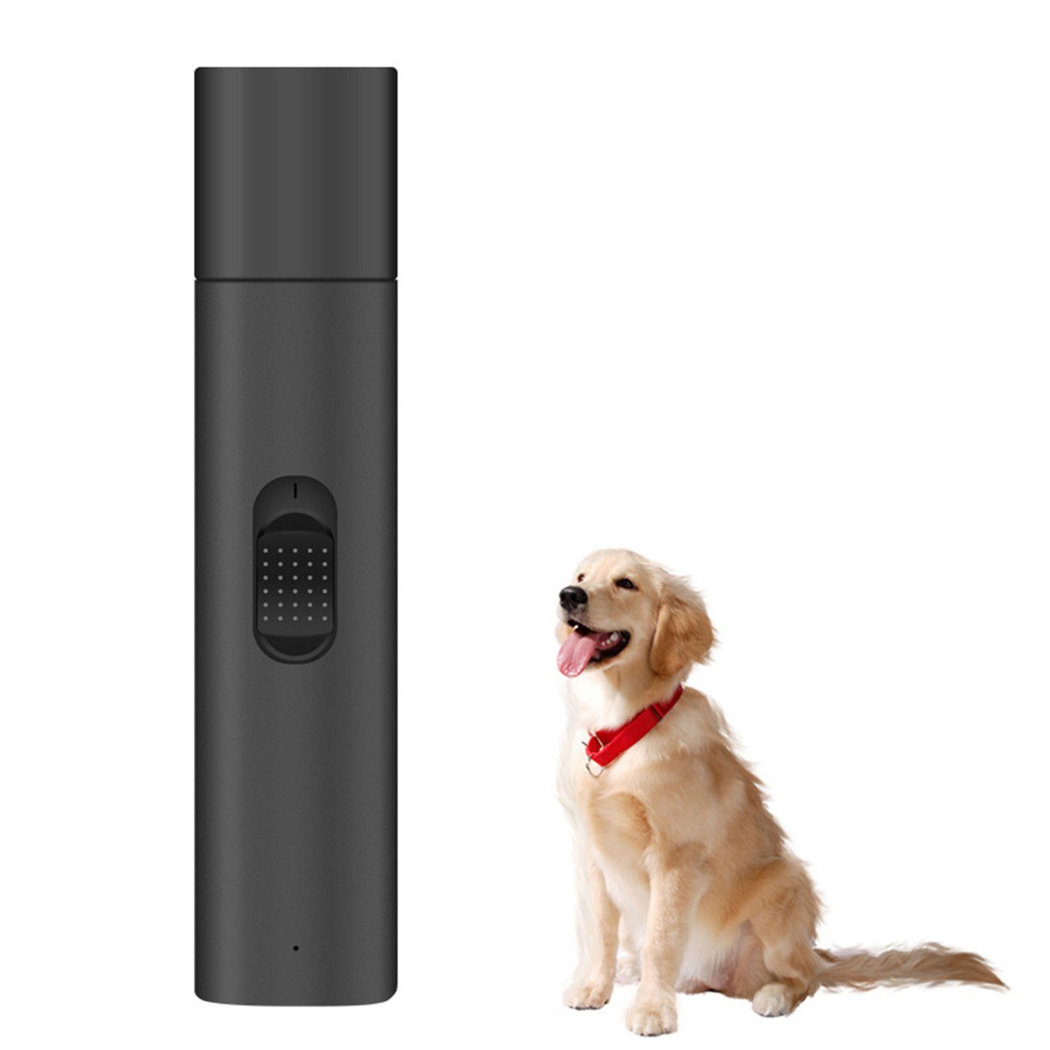 feinlux Krallenschneider Krallenschneider für Hunde und Katzen Super Leise (50 dB), (Packung, Geräuscharmer Schleifer), Niedriger Geräuschpegel, USB aufladbar