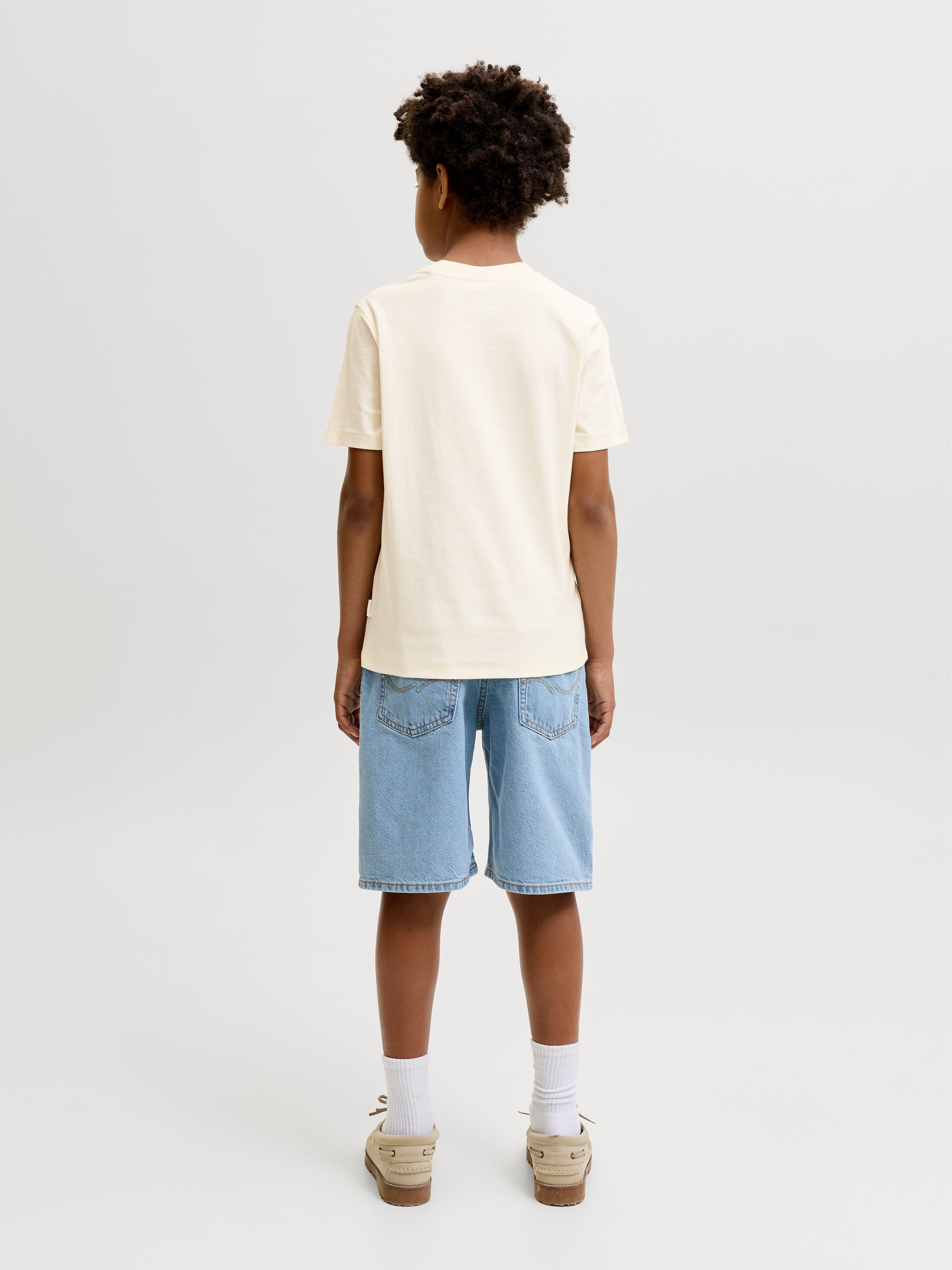 Jack & Jones Junior T-Shirt JORCASSIS BRANDING TEE SS CREW NECK JNR Baumwolle, normal geschnitten – Bild 5 von 5
