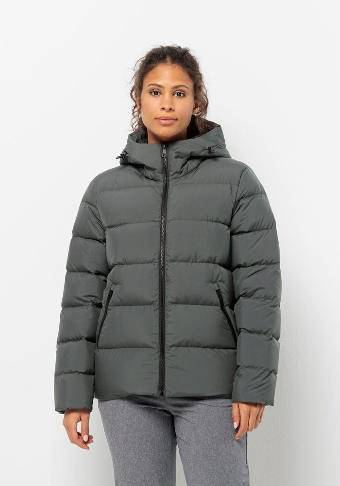 Wolfskin PALACE JACKET Jack W slate-green FROZEN Daunenjacke