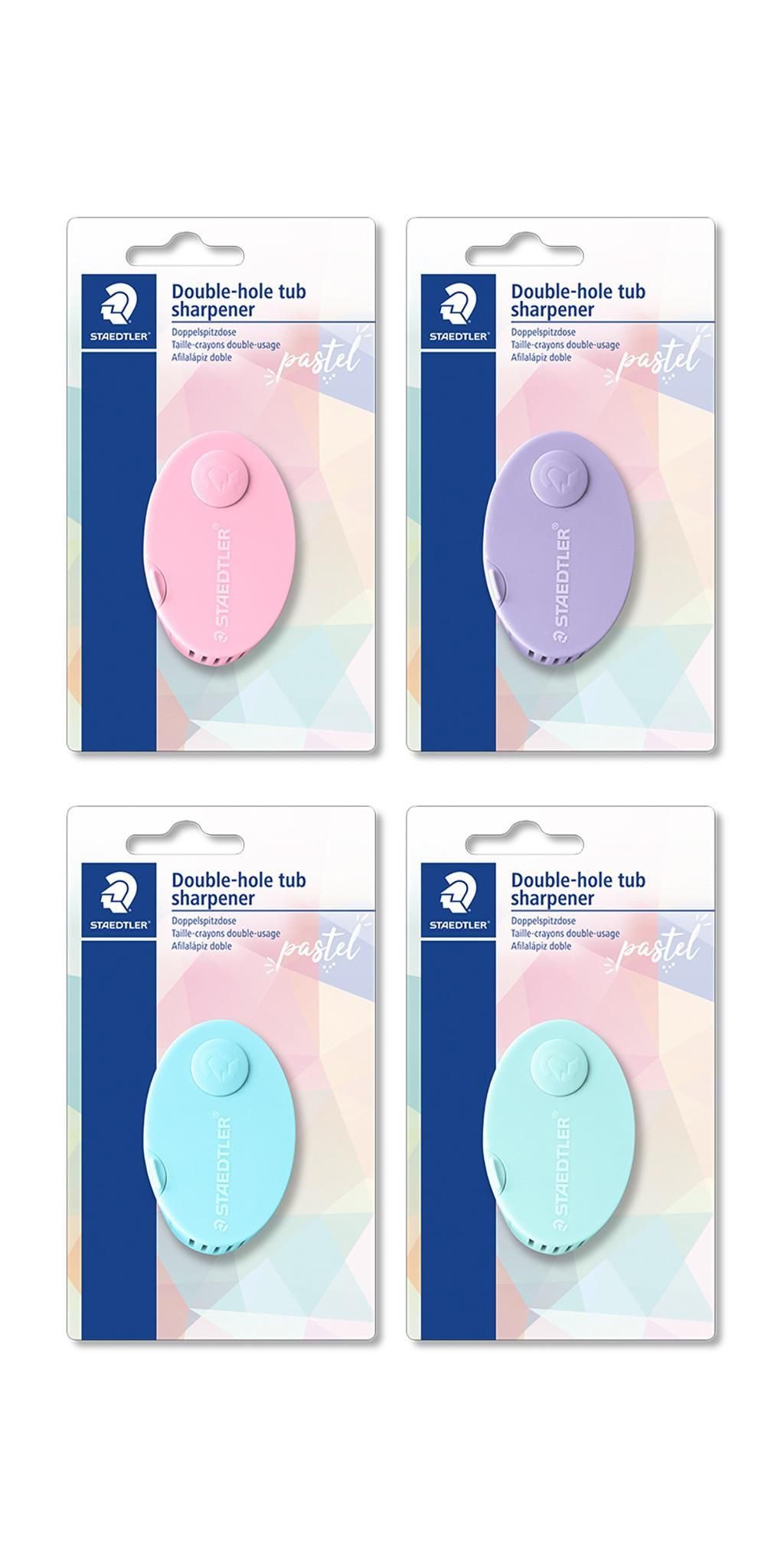 STAEDTLER Anspitzer Staedtler Doppelklappspitzdose Pastel Line