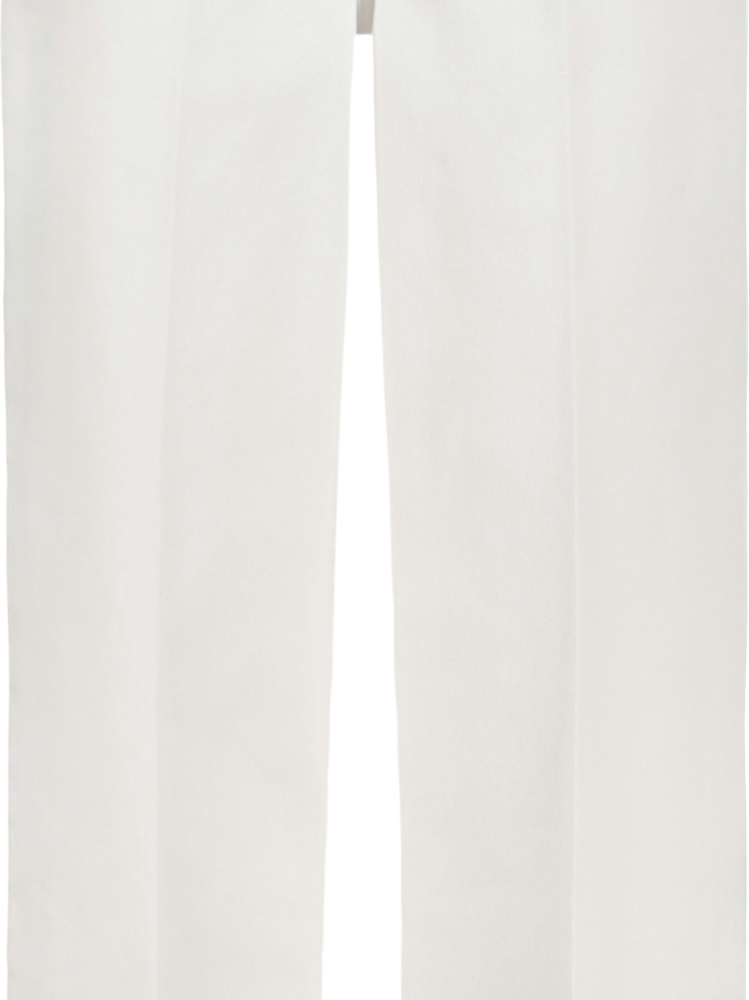 Monari Stoffhose weiß, Casual, Baumwolle, Unifarben, Wide Leg