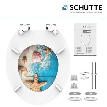 Schütte WC-Sitz BEACH AND WOOD, Toilettendeckel, mit Absenkautomatik