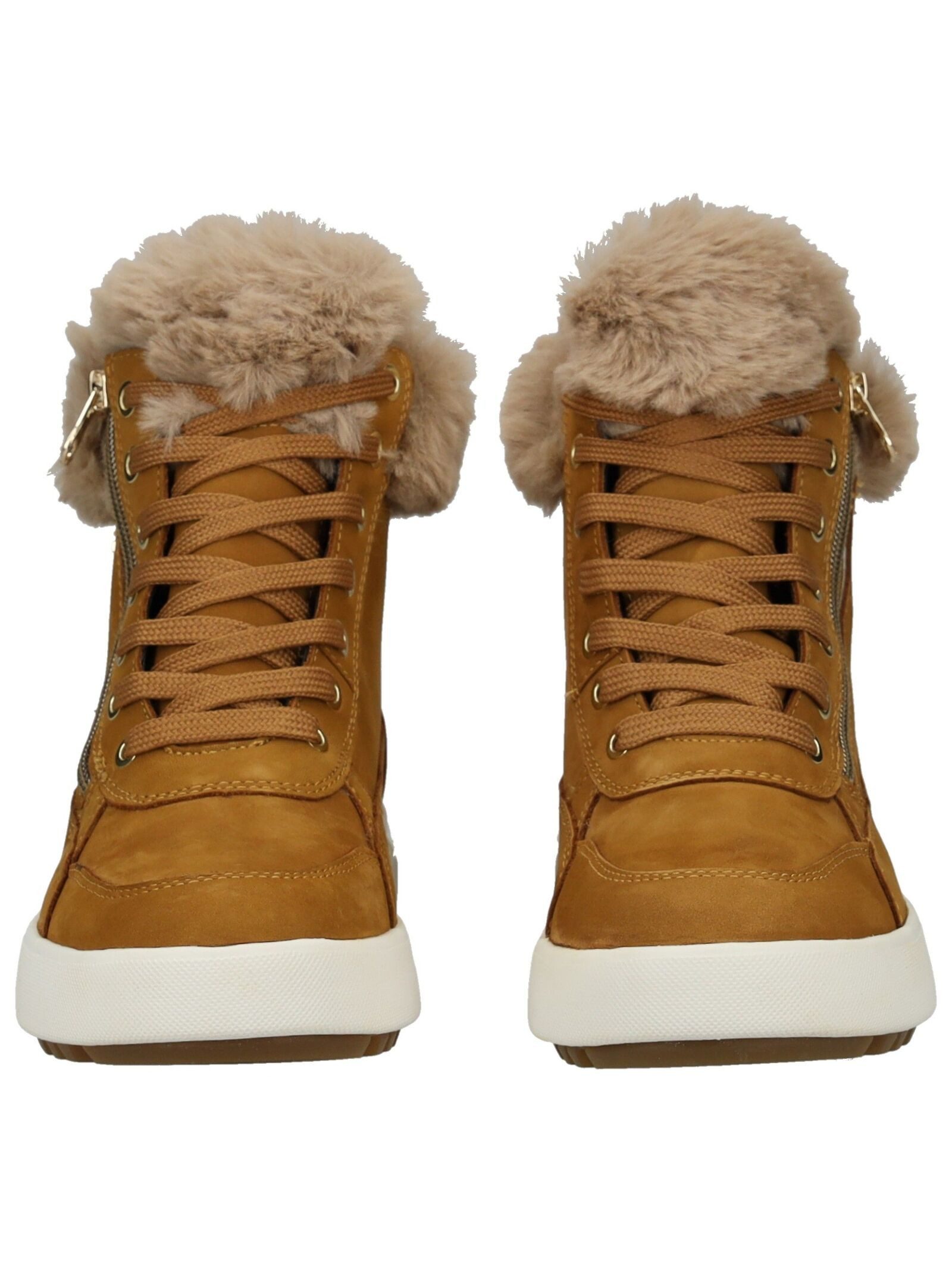 Geox Geox Stiefelette Leder/Textil Schnürstiefelette