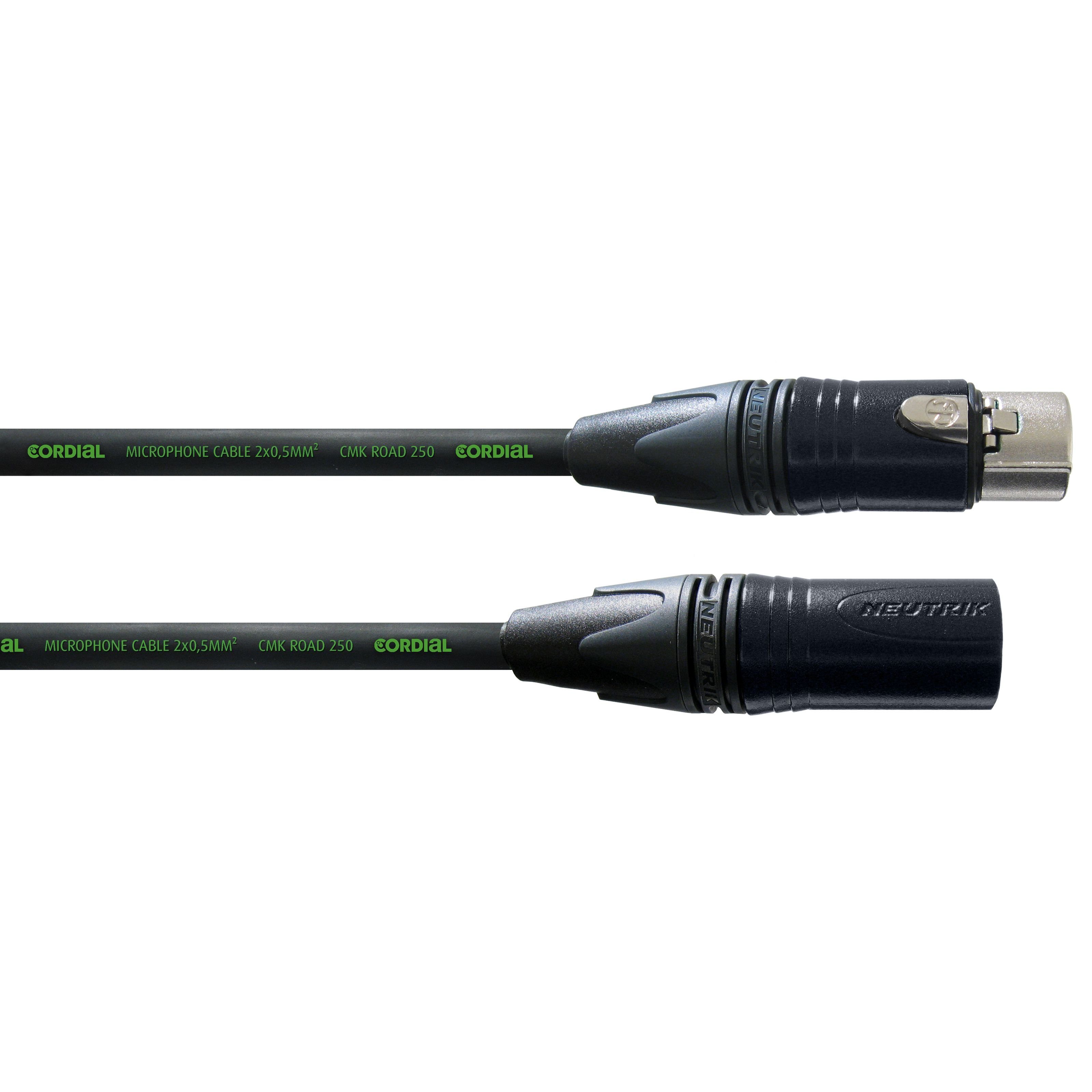 Cordial Audio-Kabel, CRM 5 FM-BLACK Mikrofonkabel 5 m - Mikrofonkabel