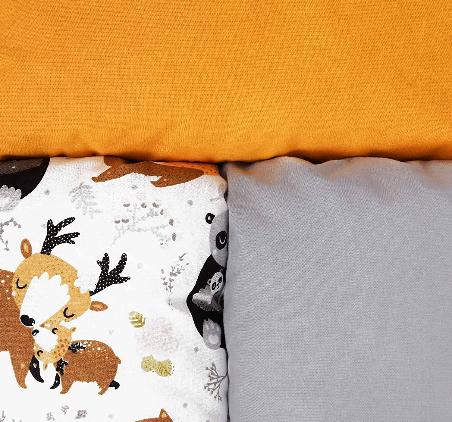 Amilian Bettnestchen 210 cm (6 Polster ca. 35 x 35 cm) Bettumrandung - Umra günstig online kaufen