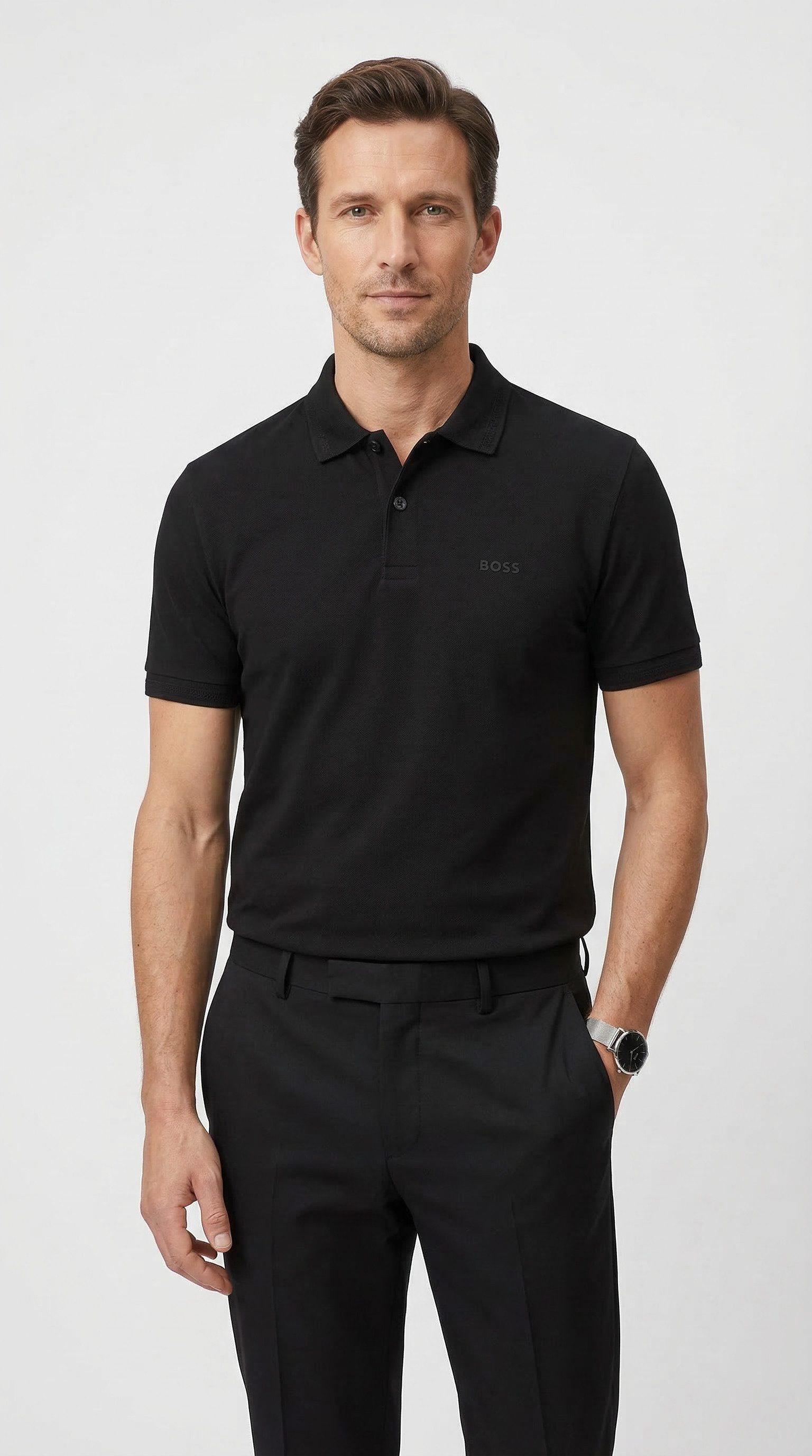 BOSS GREEN Poloshirt Pio mit Polokragen