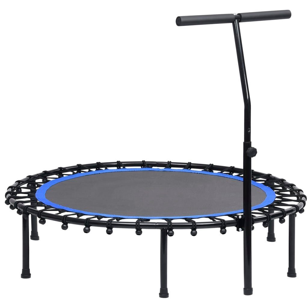 Steckdose Fitness und 122 Griff mit Trampolin Sicherheitspolster vidaXL cm