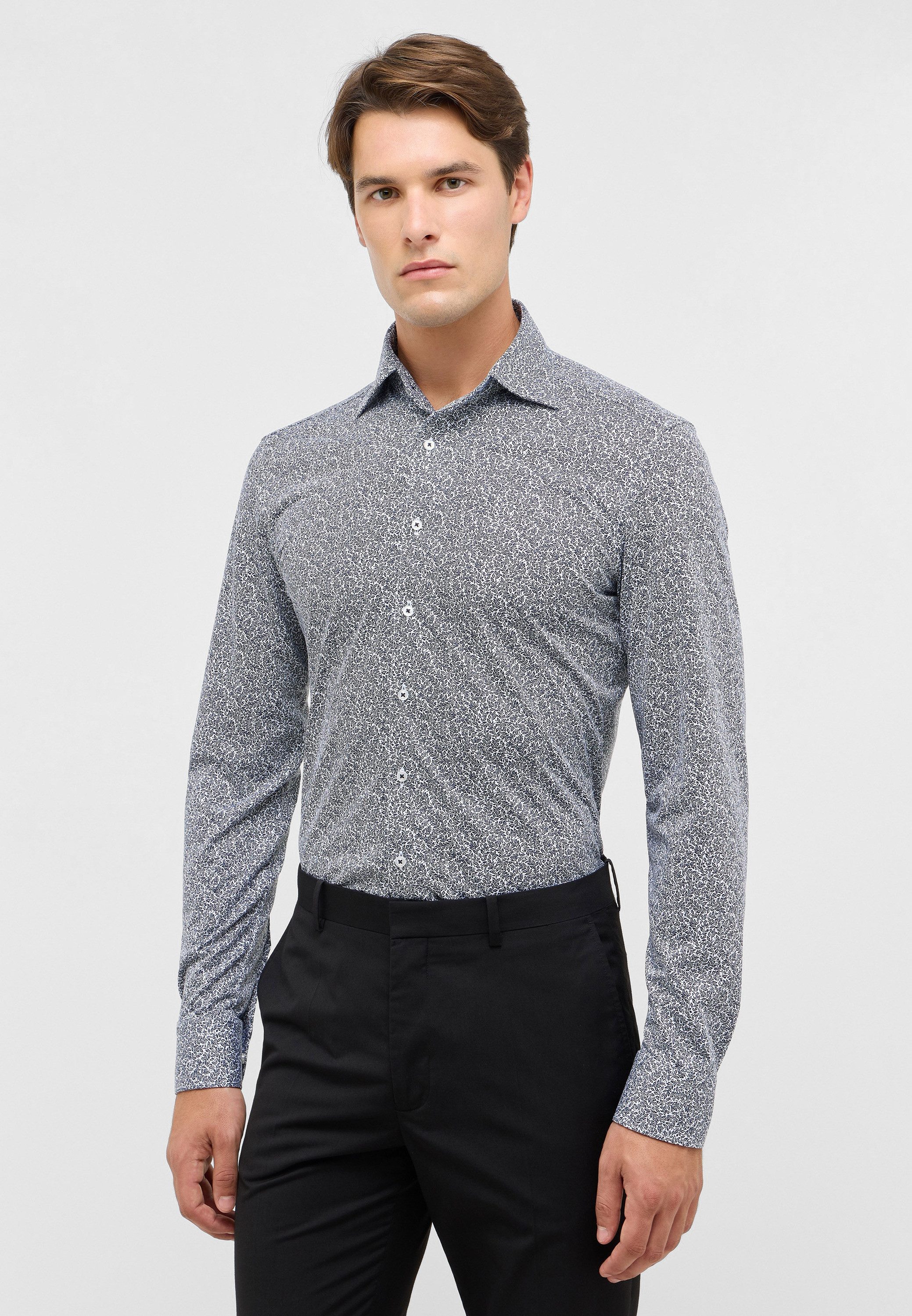 Eterna Langarmhemd SLIM FIT NON IRON (bügelfrei)