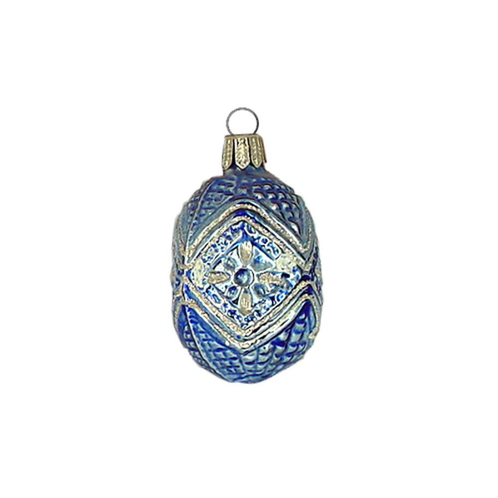 Haberland Glasschmuck Lauscha cm Glas Christbaumschmuck 6 blau Lauschaer Ornamentei