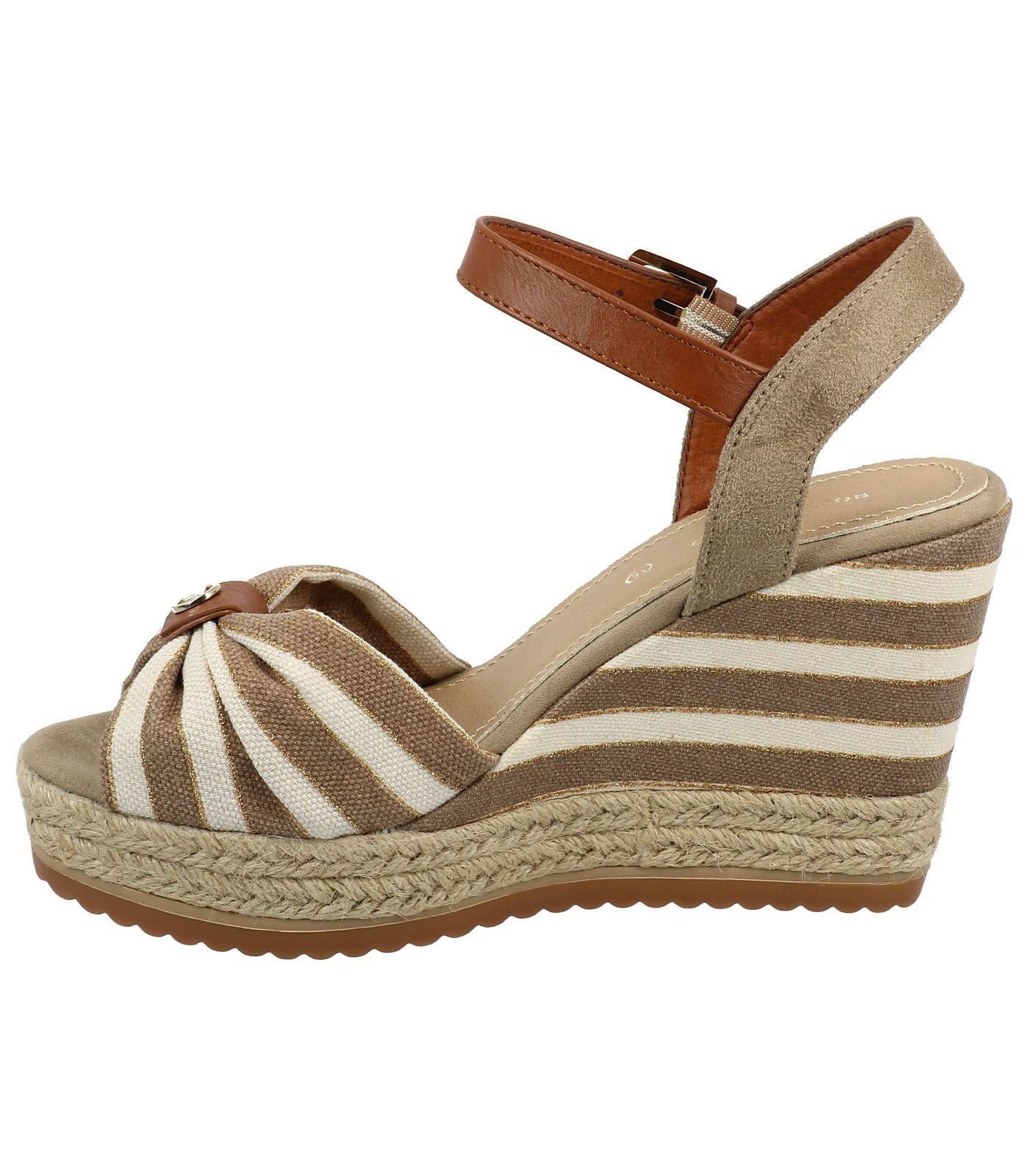 TOM TAILOR Sandalen Textil High-Heel-Sandalette