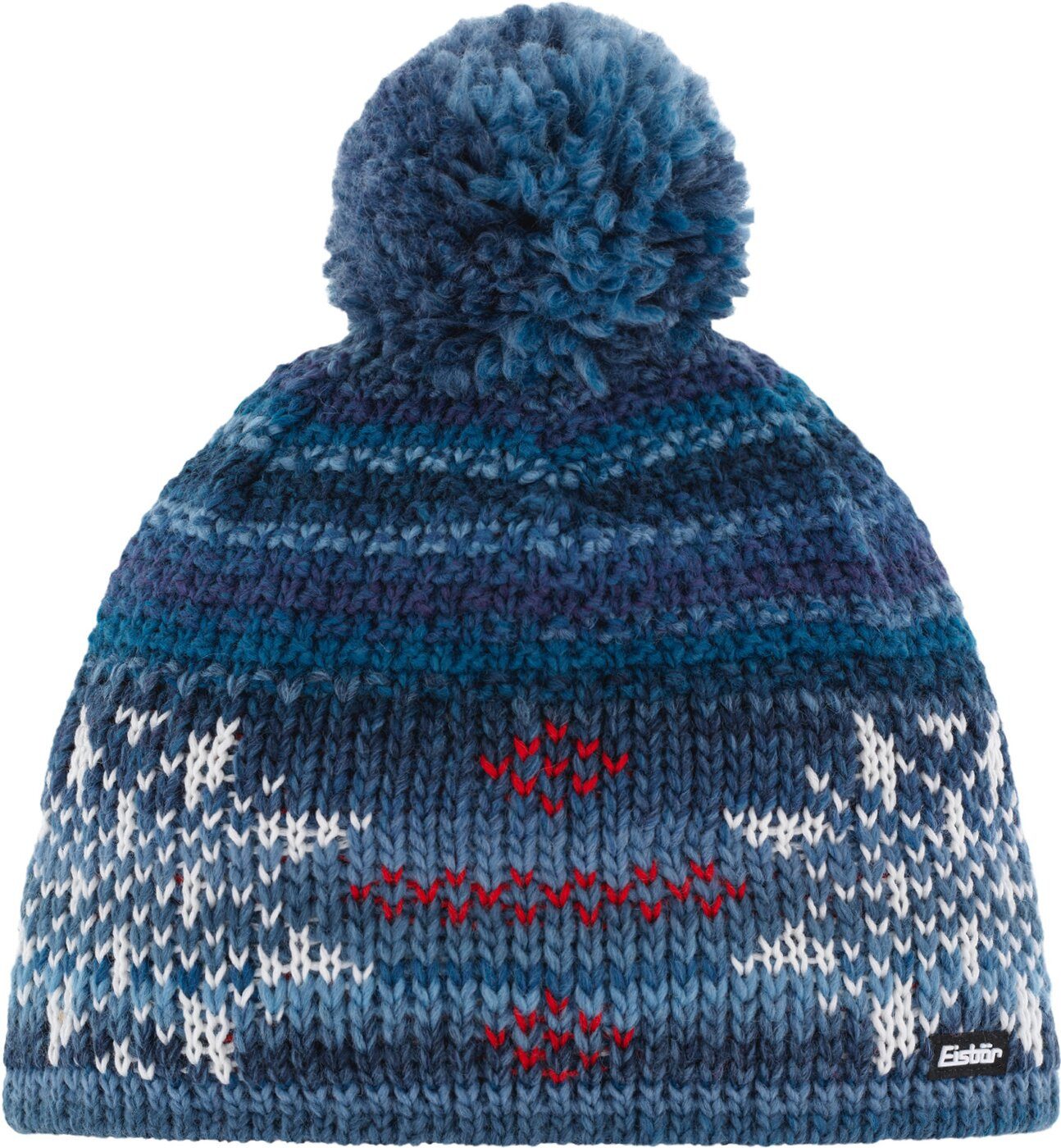 Eisbär Bommelmütze Ike Pompon MÜ blaujeans-white-ardea