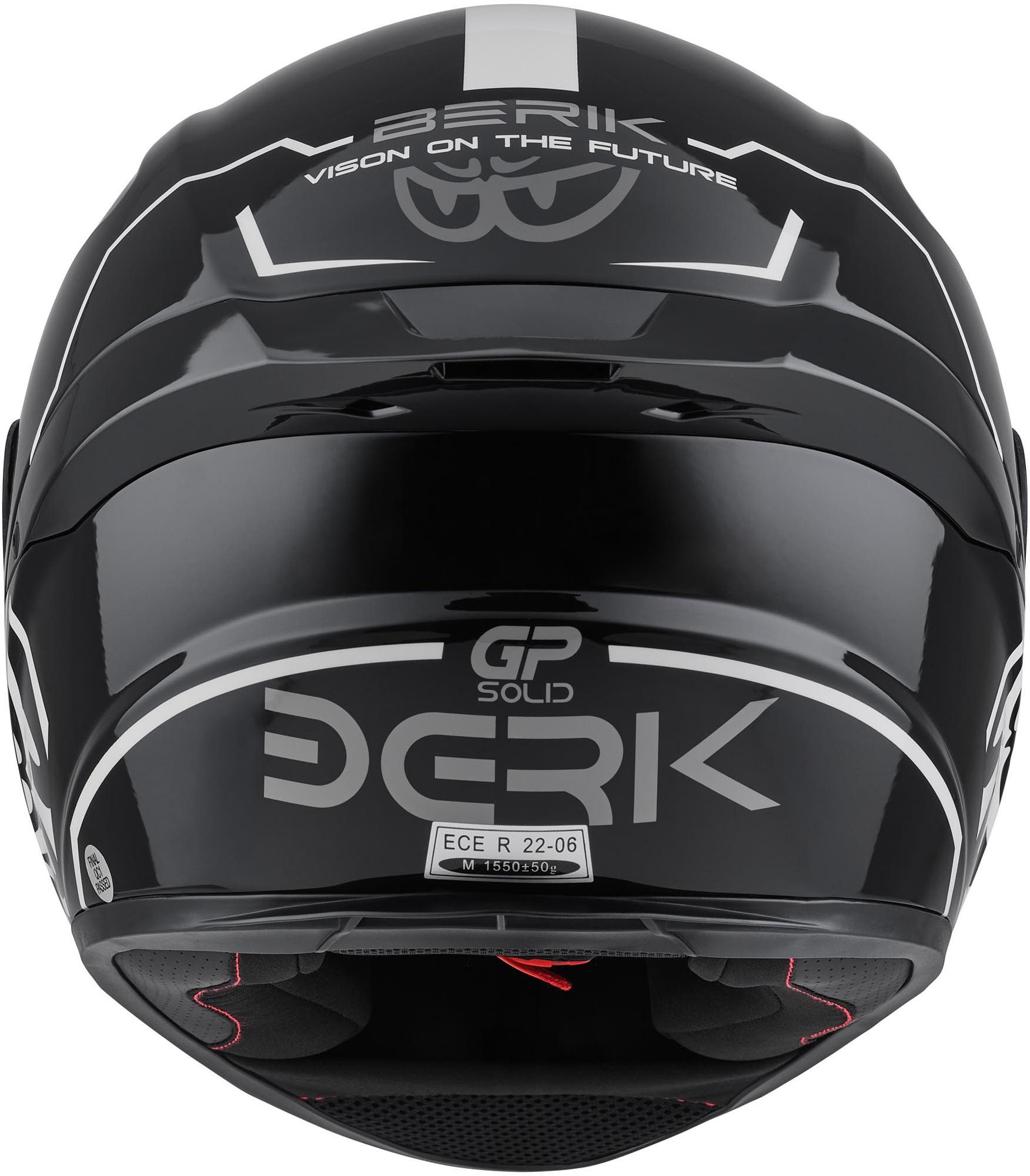 Berik Motorradhelm FF867 Taruna Helm, Vorbereitet Für Kommunikationssystem,herausnehmbares Innenfutter