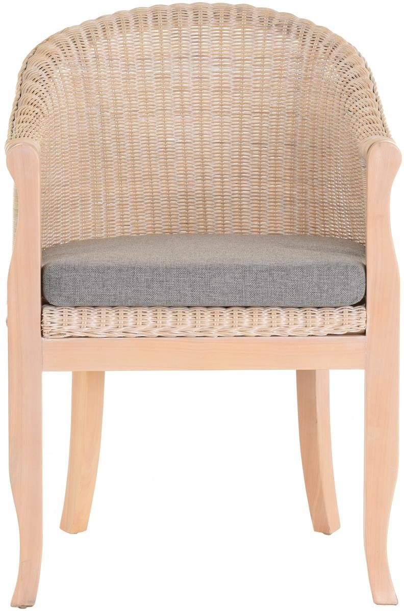Krines Home Relaxsessel Rattan-Sessel mit Holzbeinen, Sessel aus echtem Rat günstig online kaufen