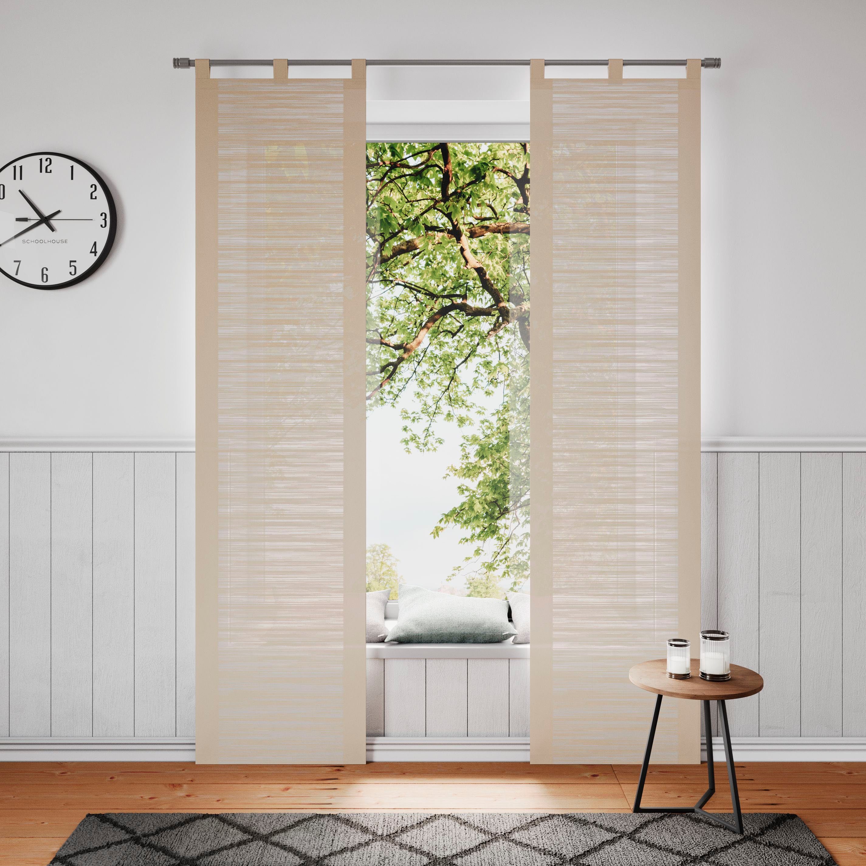 Neutex for you! Schiebegardine Padova (1 St), Schlaufen, halbtransparent, S günstig online kaufen