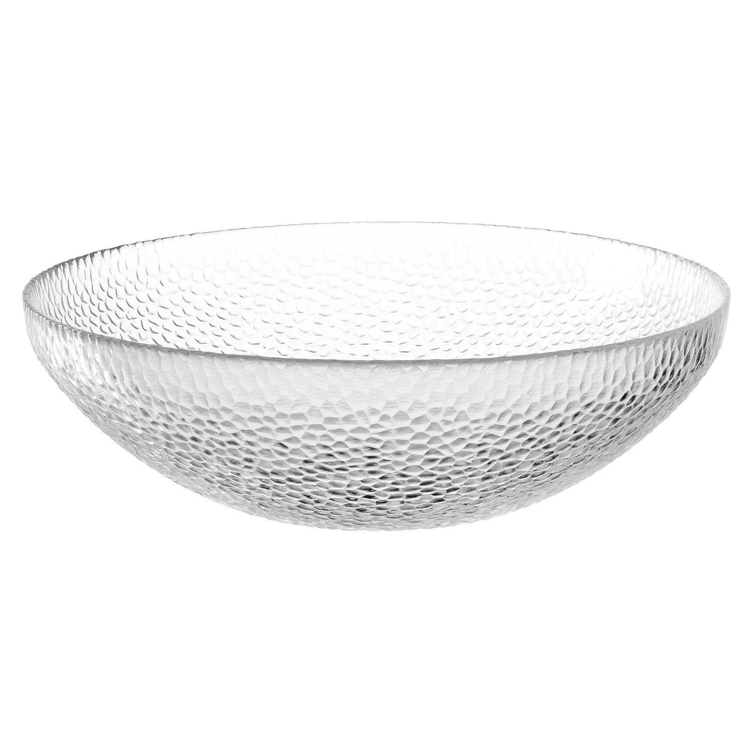 LEONARDO Schüssel MARTELLO, Ø 32 cm, Transparent, Glas, (1-tlg), Spülmaschinengeeignet