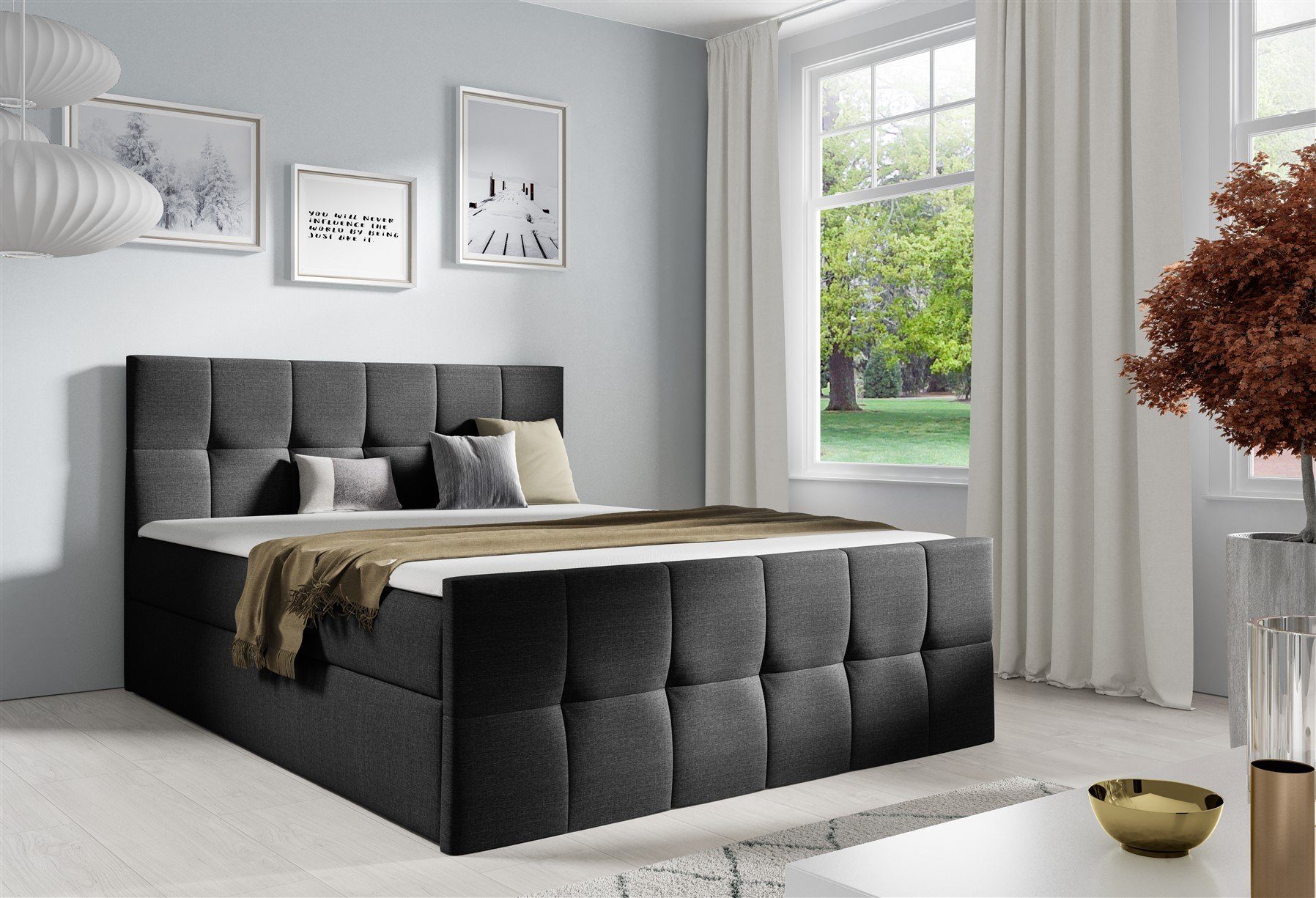 Fun Möbel Boxbett Schlafzimmerbett CARMEN LUX günstig online kaufen