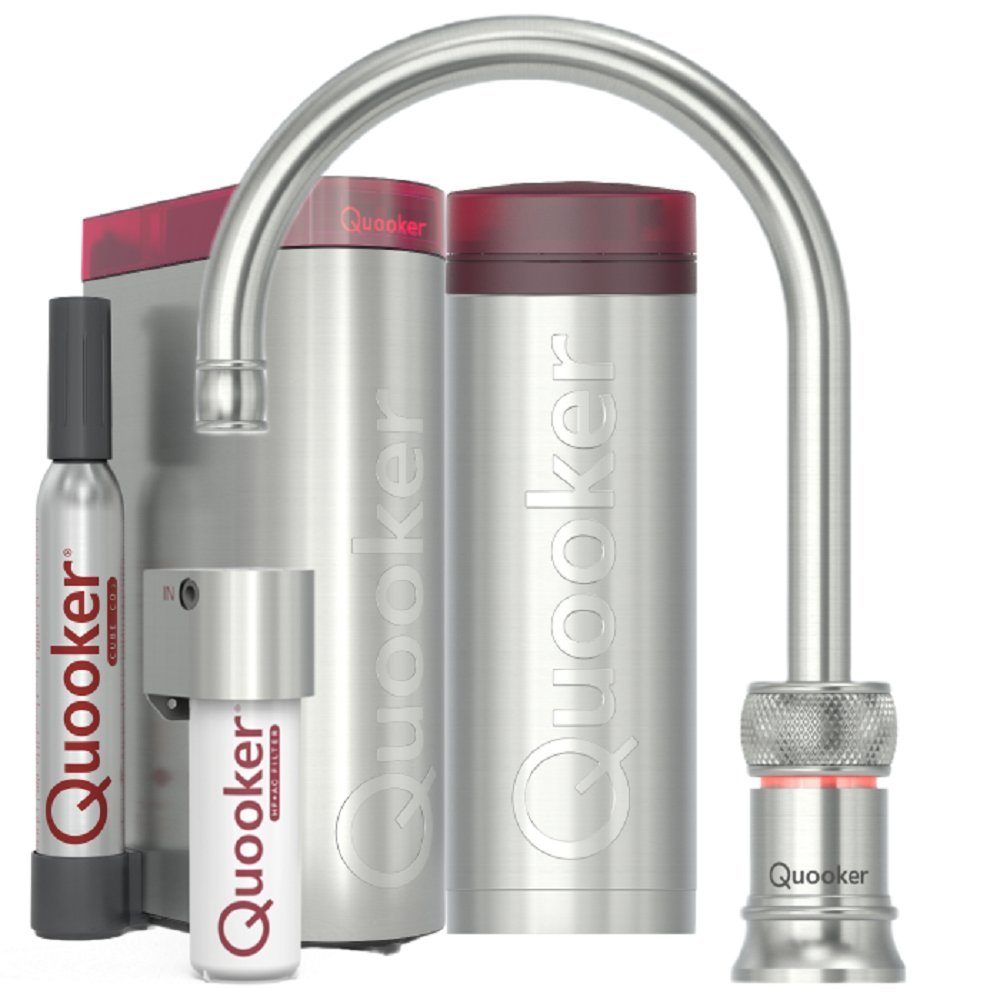 QUOOKER Küchenarmatur Classic Nordic Round single tap Set PRO3 CUBE CHSRSST PRO3 CUBE2 *inkl. 7 JAHRE GARANTIE*