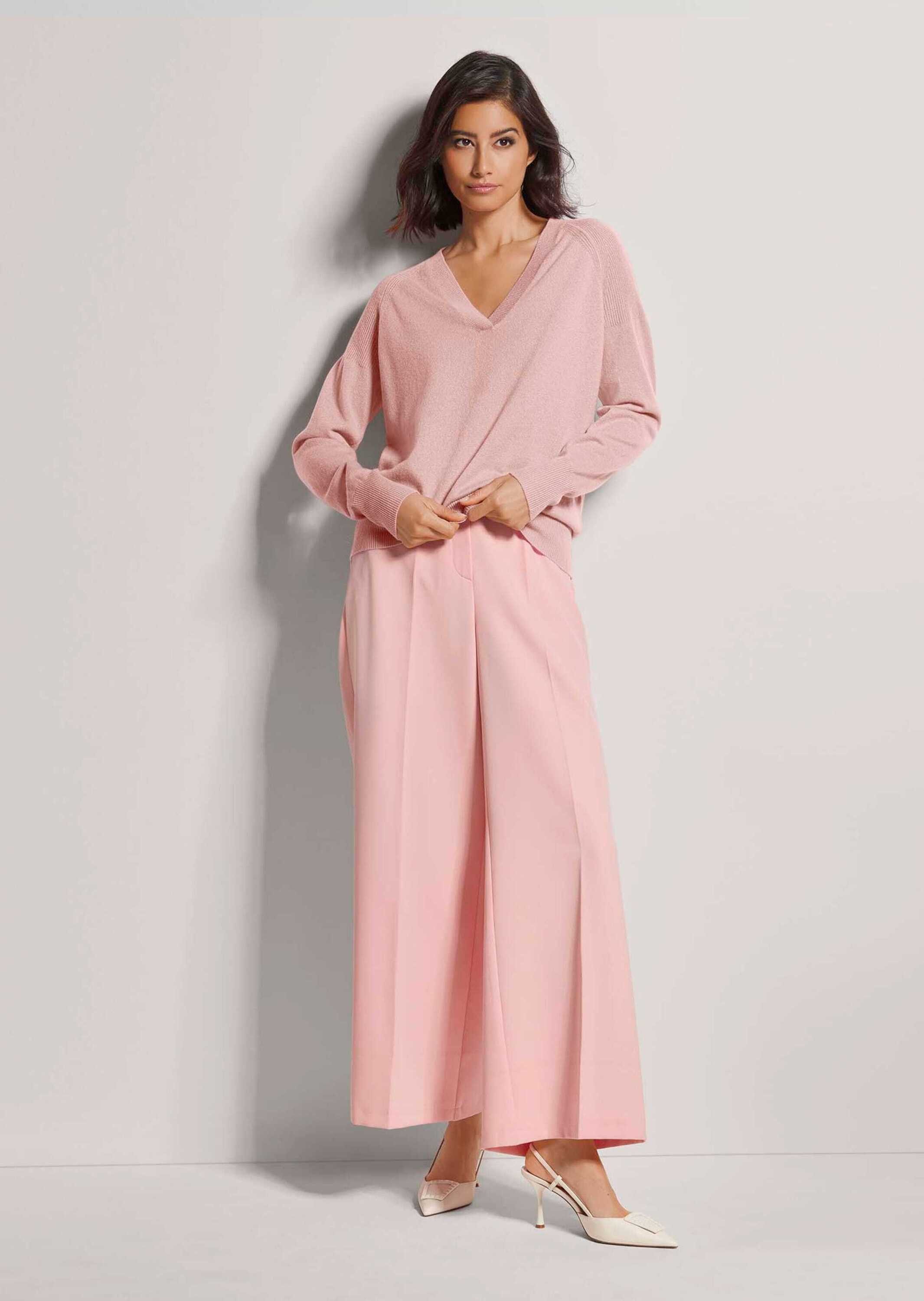 MADELEINE Strickpullover Kaschmirpullover mit V-Ausschnitt günstig online kaufen
