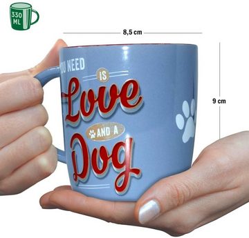Nostalgic-Art Tasse Kaffeetasse - PfotenSchild - Love Dog