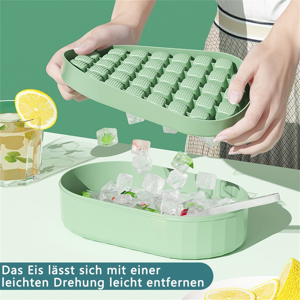 Dekorative Eiswürfelform Home Eis Eis Eiswürfelform, Kapazität Schaufel mit Lagerung Eis-Box