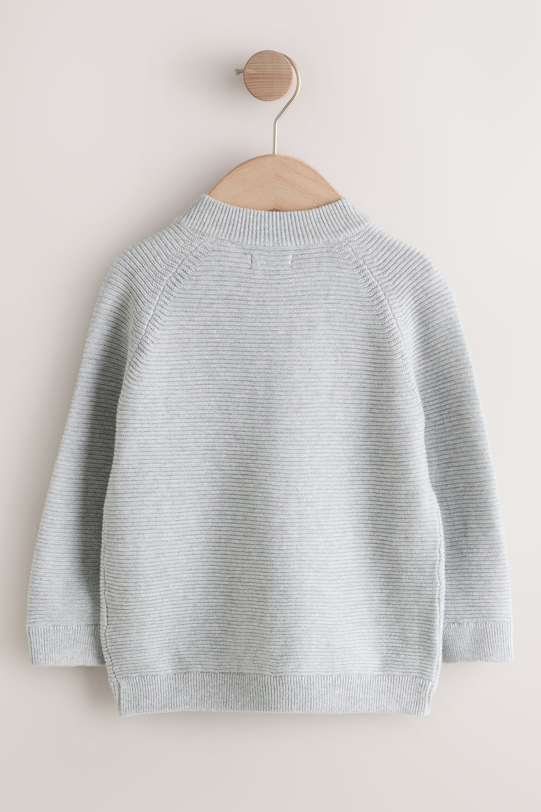 Next Strickjacke Cardigan mit durchgehendem Reißverschluss (1-tlg)