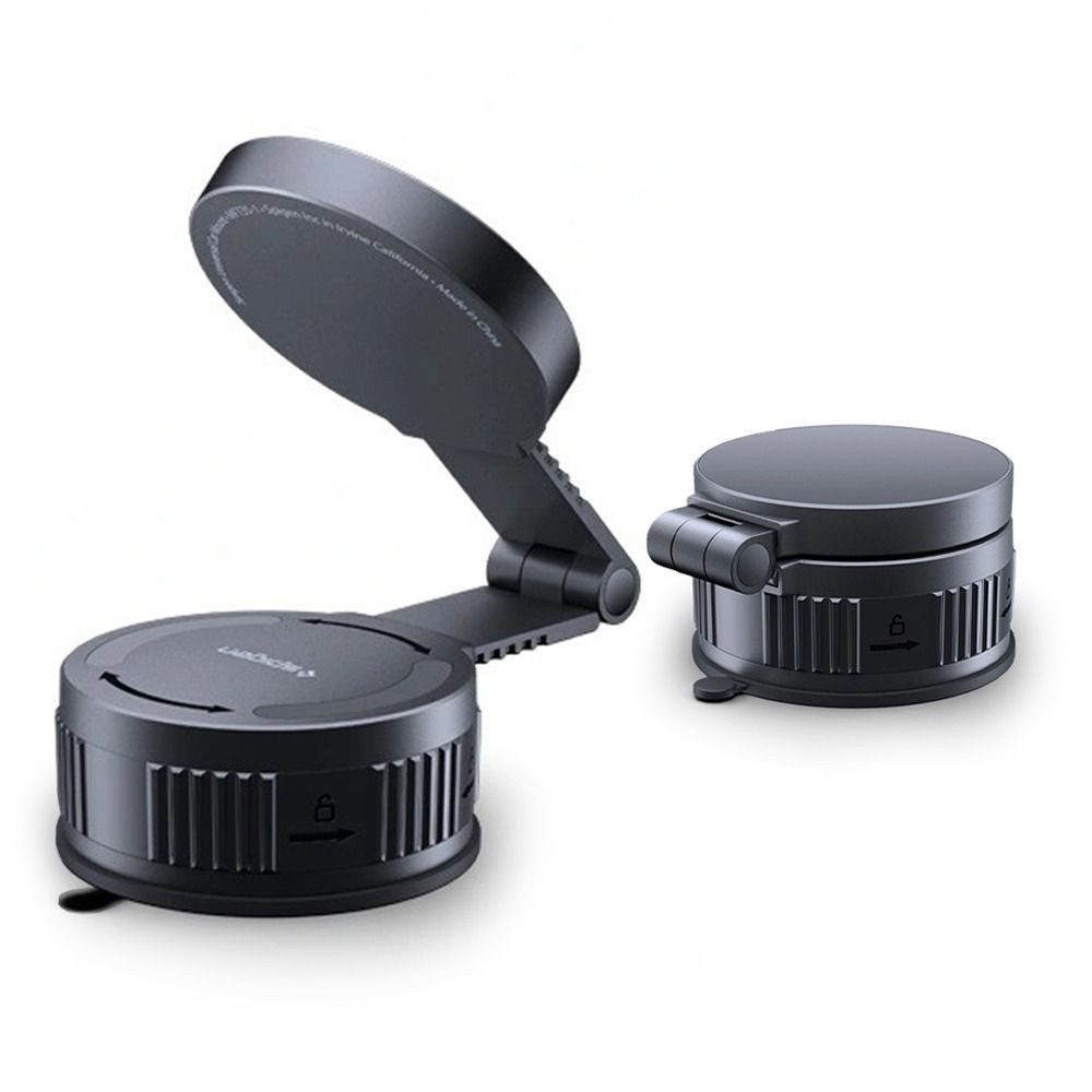 Spigen Handy-Halterung Magnethalterung Smartphonehalter Armaturenbretthalterung, (Spar-Set, 1-tlg., Arm +2 cm ausziehbar, MagSafe, 20 N52-Magnete, 360° drehbar, faltbar)