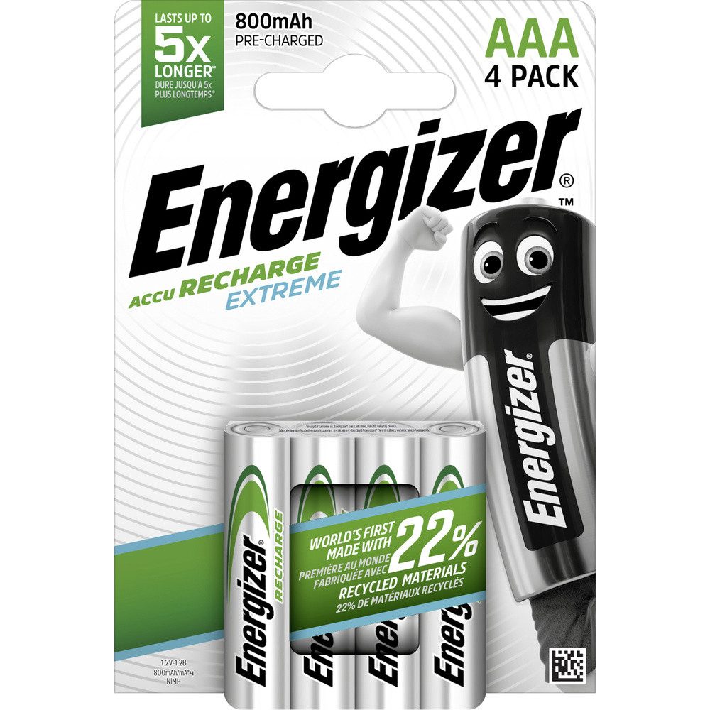 Energizer Energizer Extreme HR03 Micro (AAA)-Akku NiMH 800 mAh 1.2 V 4 St. Batterie