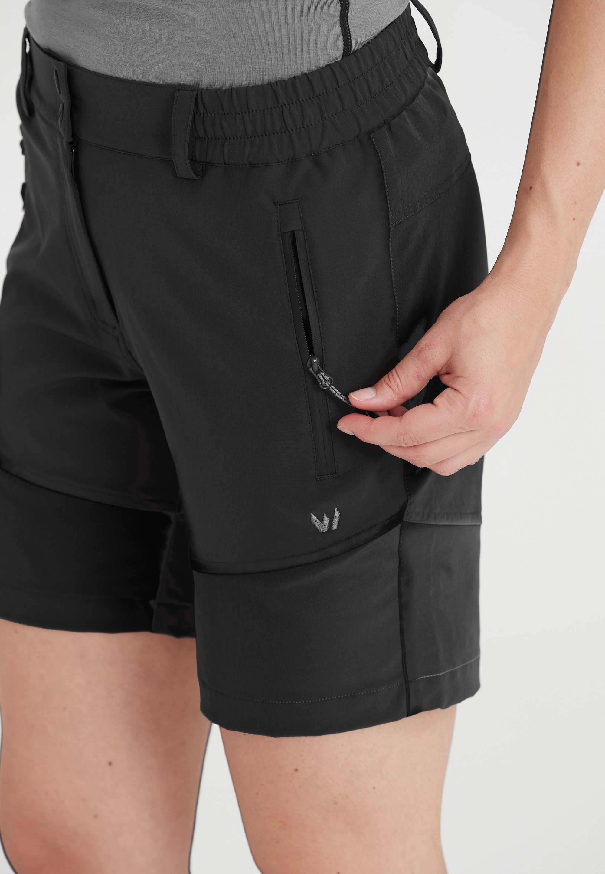 WHISTLER Shorts LALA mit Funktionsstretch schwarz extra komfortablem