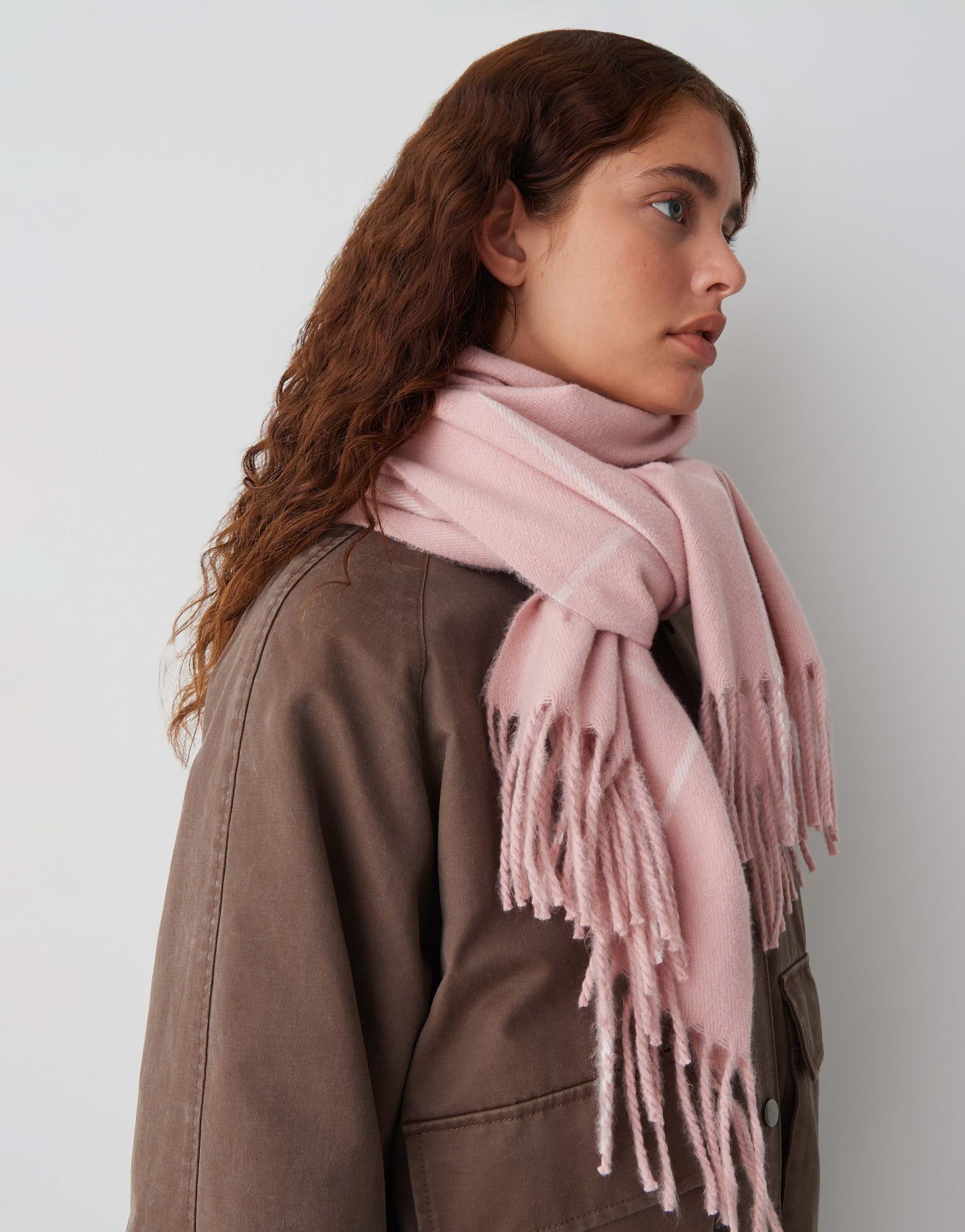 OPUS Schal AVIDANE zarten Karomuster, one size, weicher Griff, rechteckig günstig online kaufen