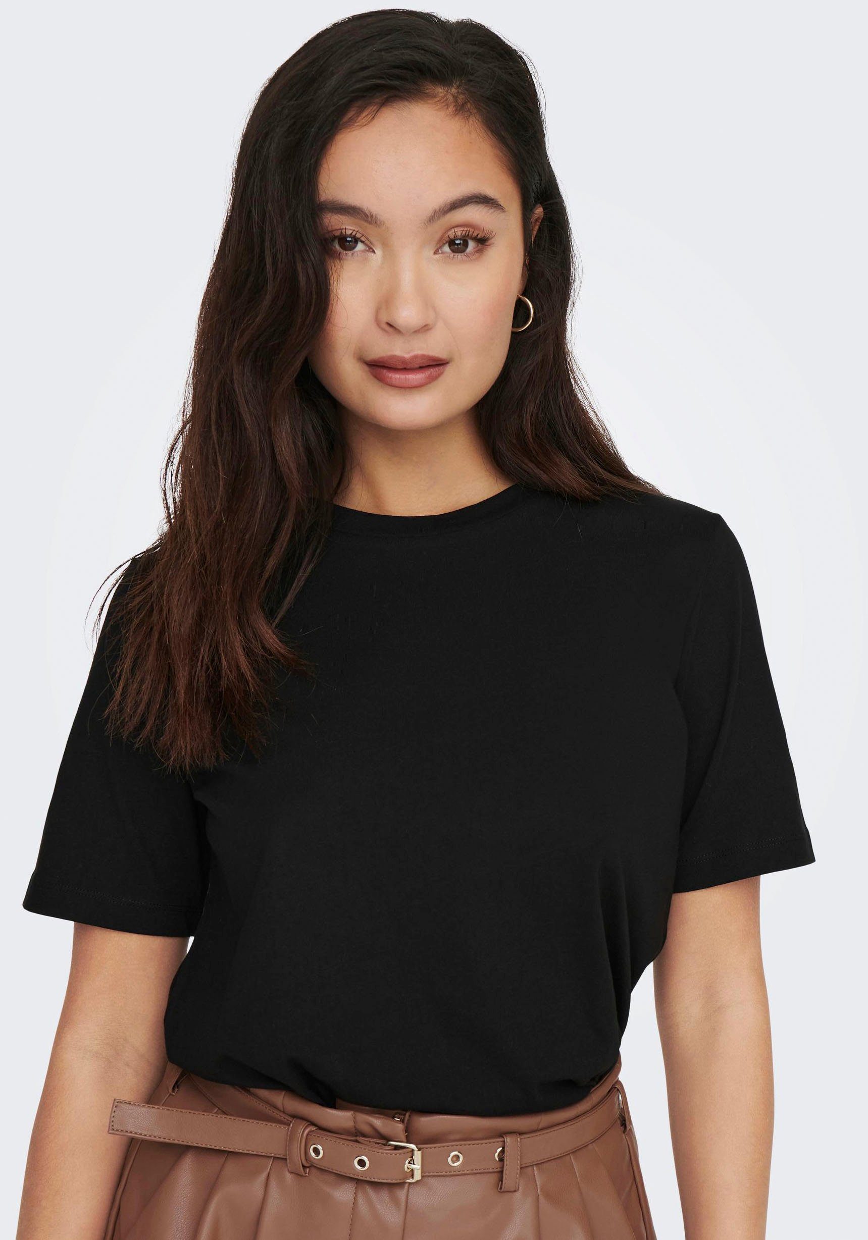 ONLY Kurzarmshirt ONLONLY S/S TEE JRS NOOS Black | T-Shirts