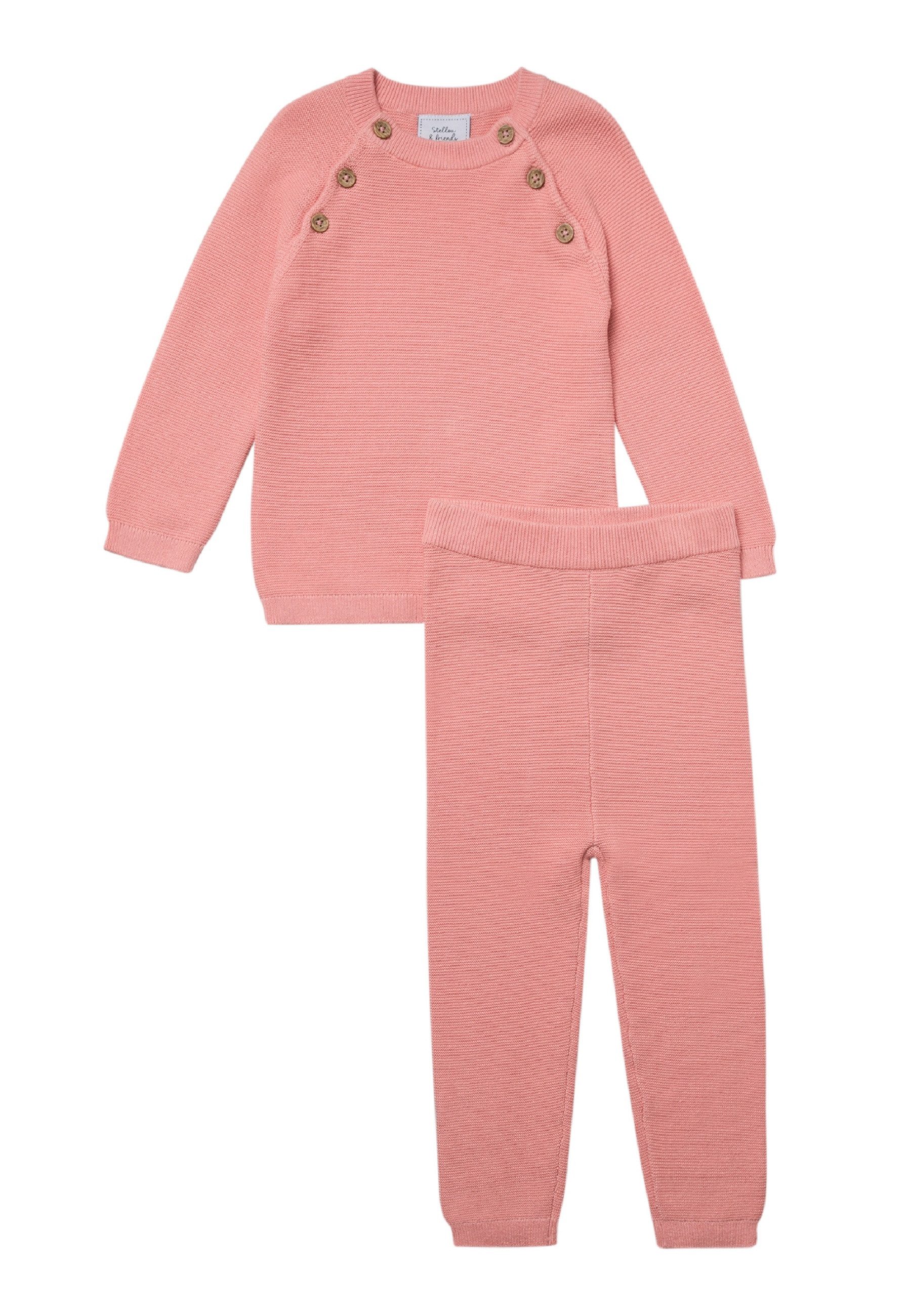 Langarmshirt & Hose Strick-Set Jungen & Mädchen
