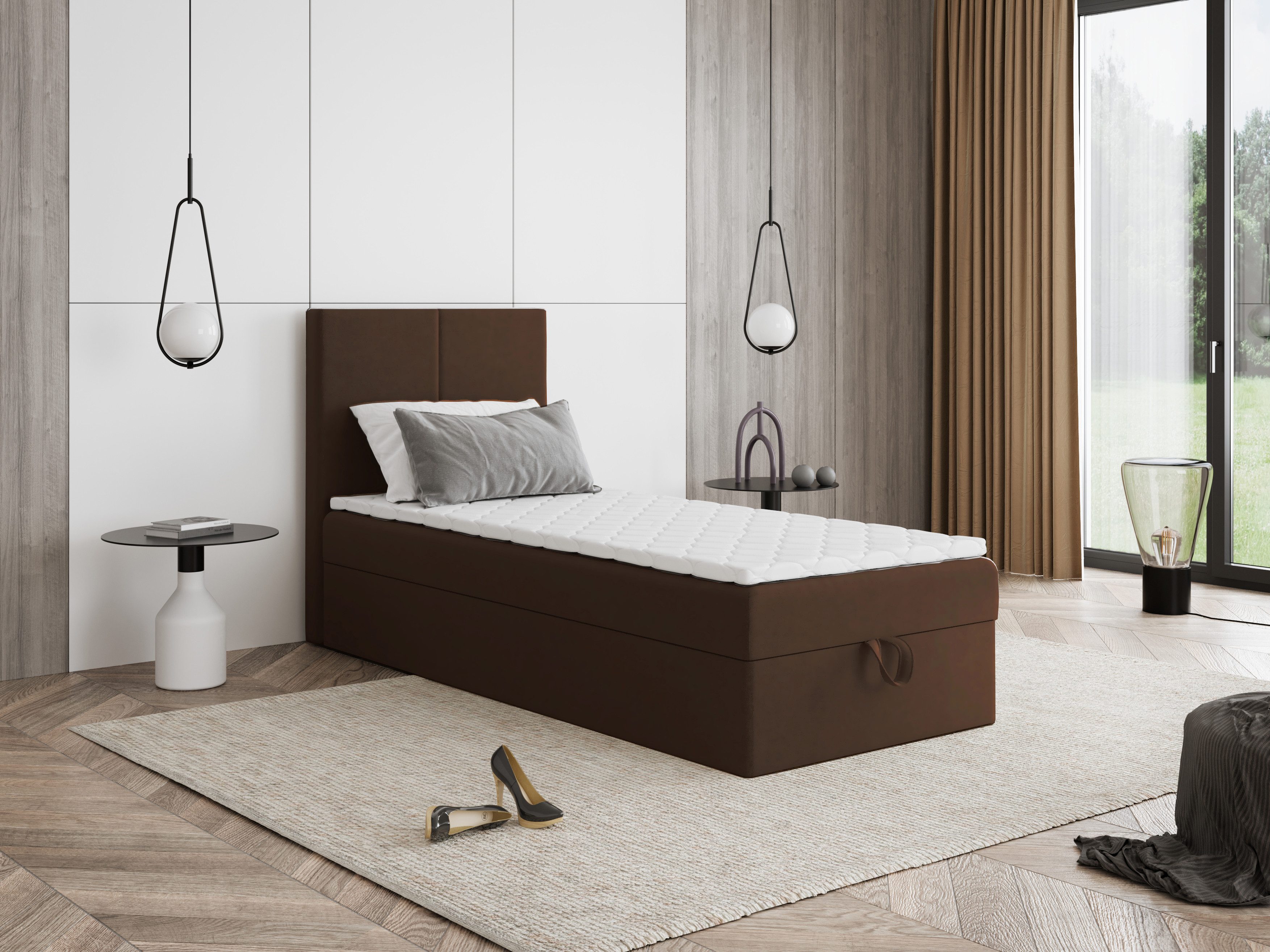 Godre Boxspringbett mit Bettkasten FARO Mini günstig online kaufen