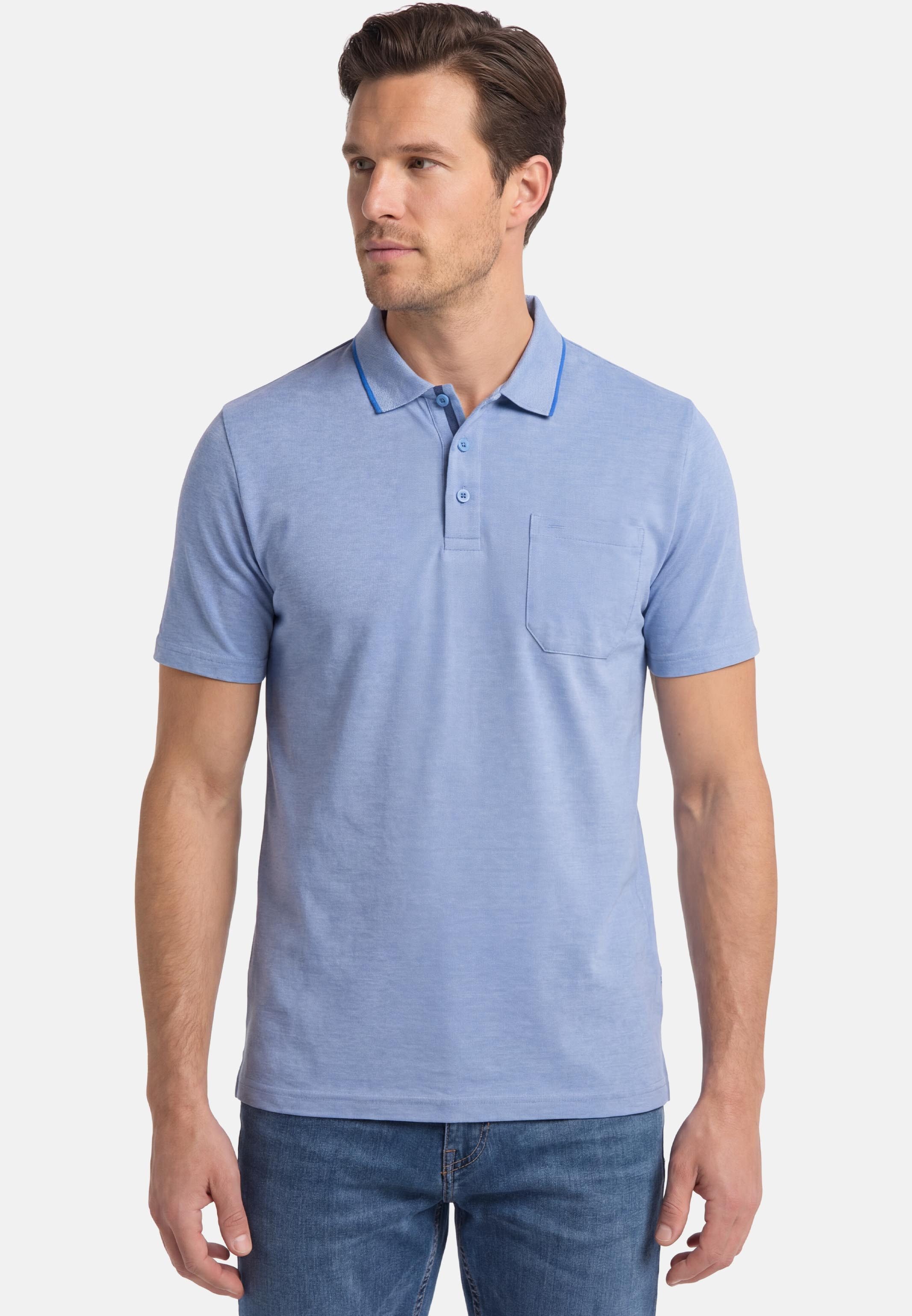 Redmond Poloshirt Basic (1-tlg) Poloshirt - Baumwolle - Atmungsaktiv