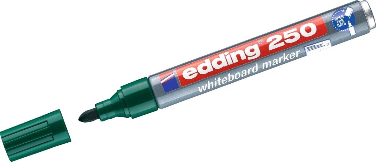 edding Whiteboard Marker Whiteboardmarker edding 250 nachfüllbar 1,5-3mm grün