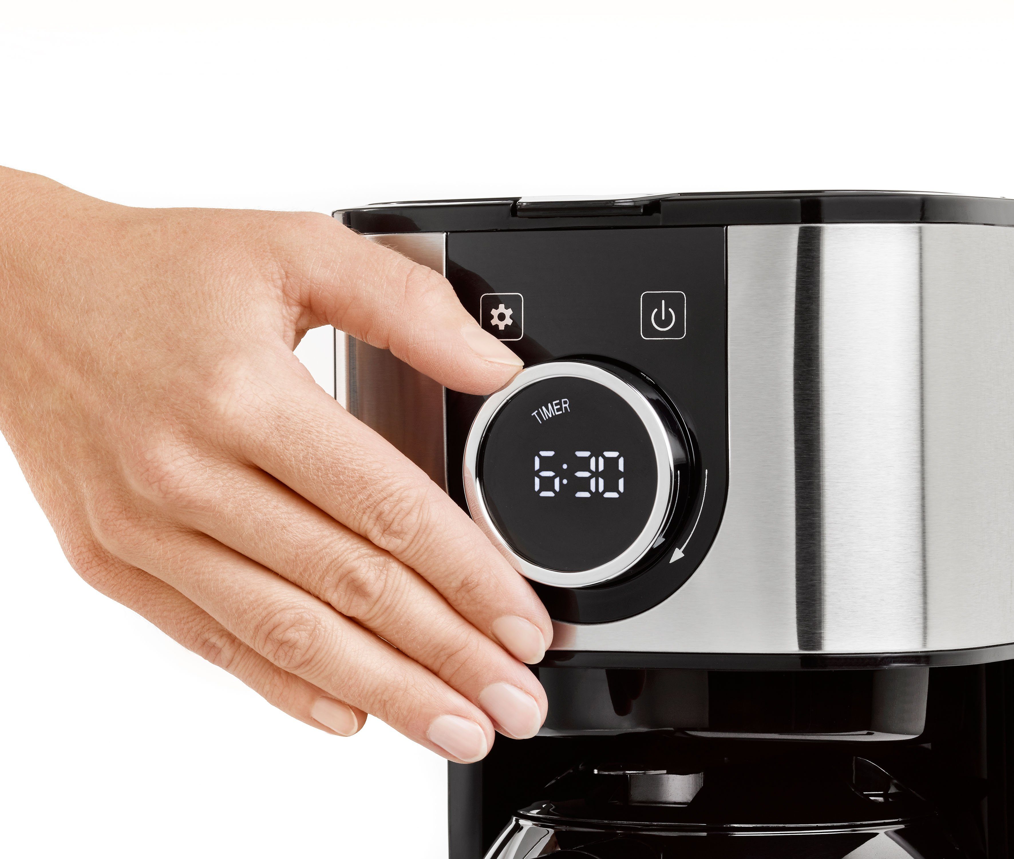 Caso Filterkaffeemaschine 1858 Selection C12, 1,5l Kaffeekanne, Papierfilter 1x4