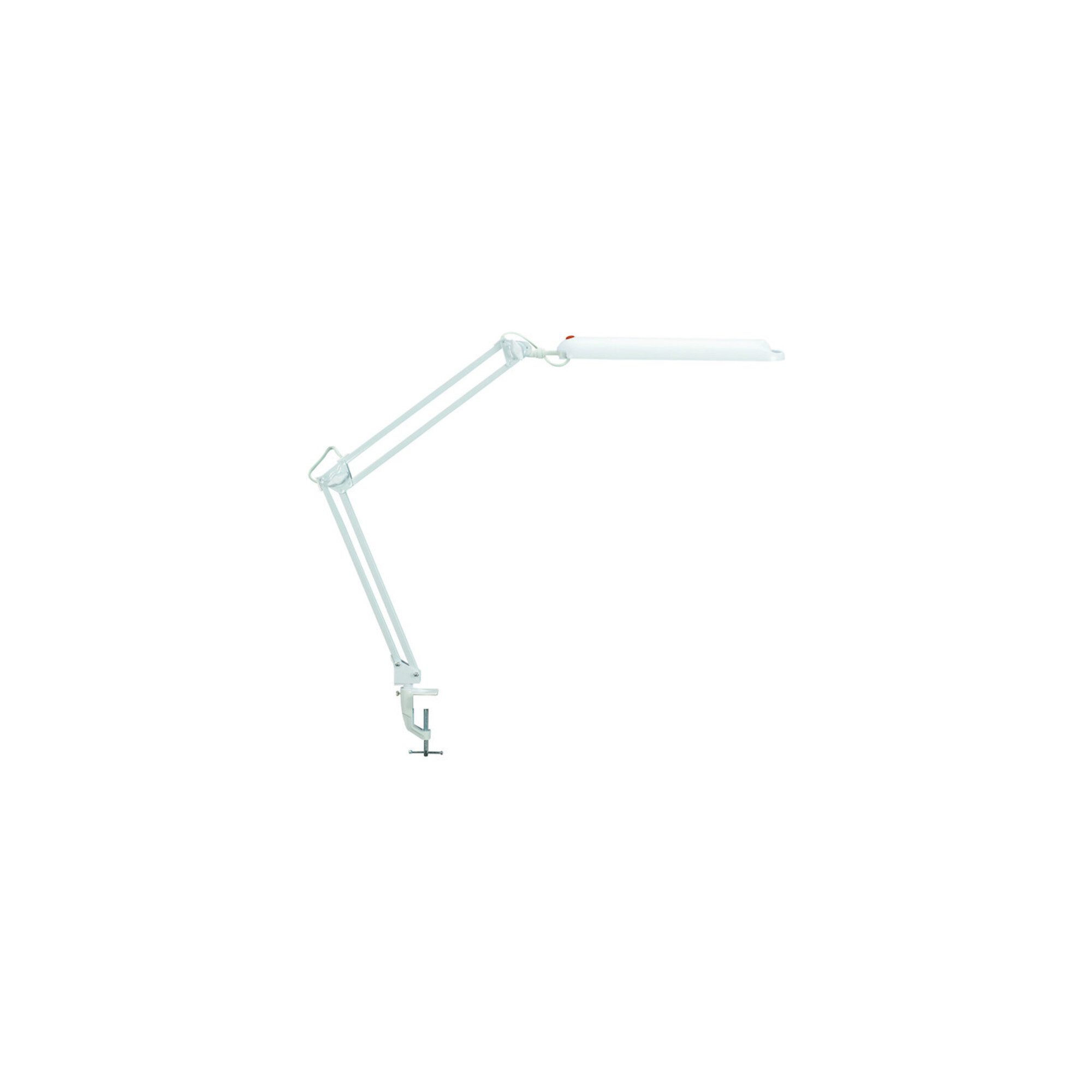 Maul SUP-Leuchte Schreibtischlampe Metall/Ku.weiß H.max.450mm m.Tischklemme m.LED